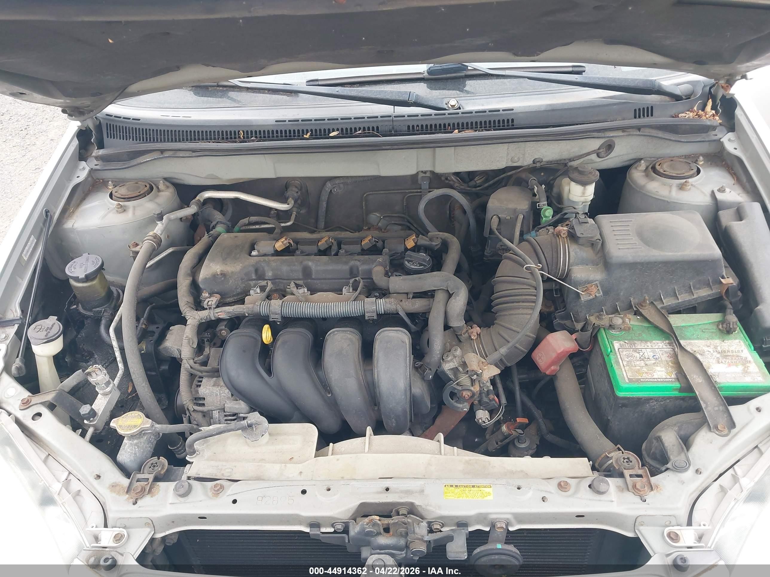 2004 Toyota Corolla Le Silver vin: 2T1BR32E54C284701