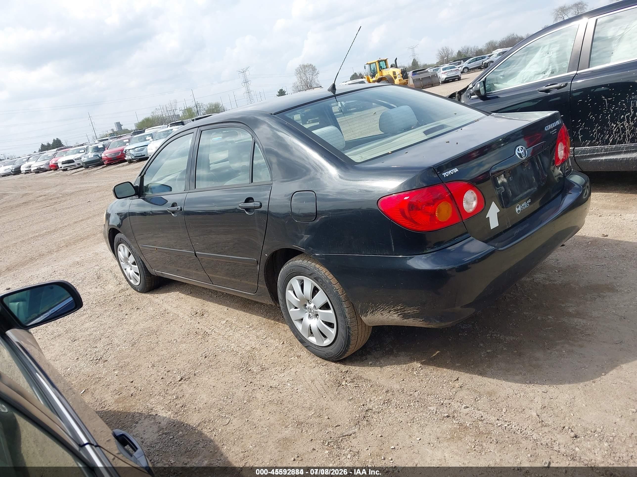 2004 Toyota Corolla Le Black vin: 2T1BR32E54C299165
