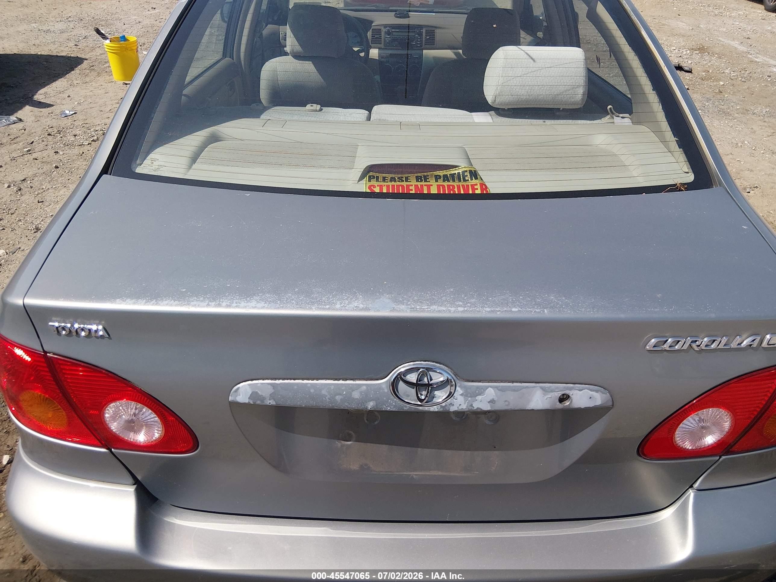 2004 Toyota Corolla Le Серый vin: 2T1BR32E54C300203