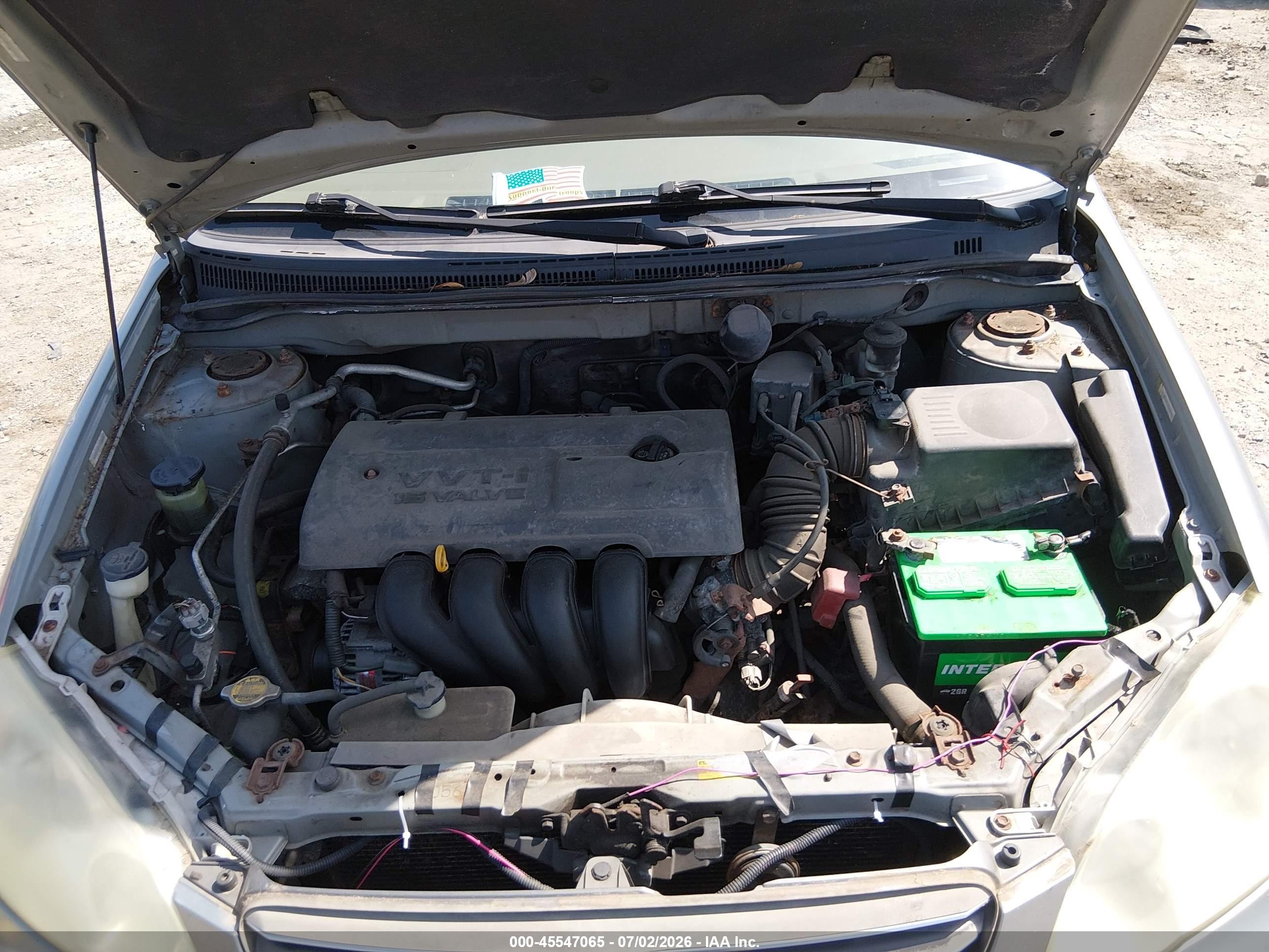 2004 Toyota Corolla Le Серый vin: 2T1BR32E54C300203