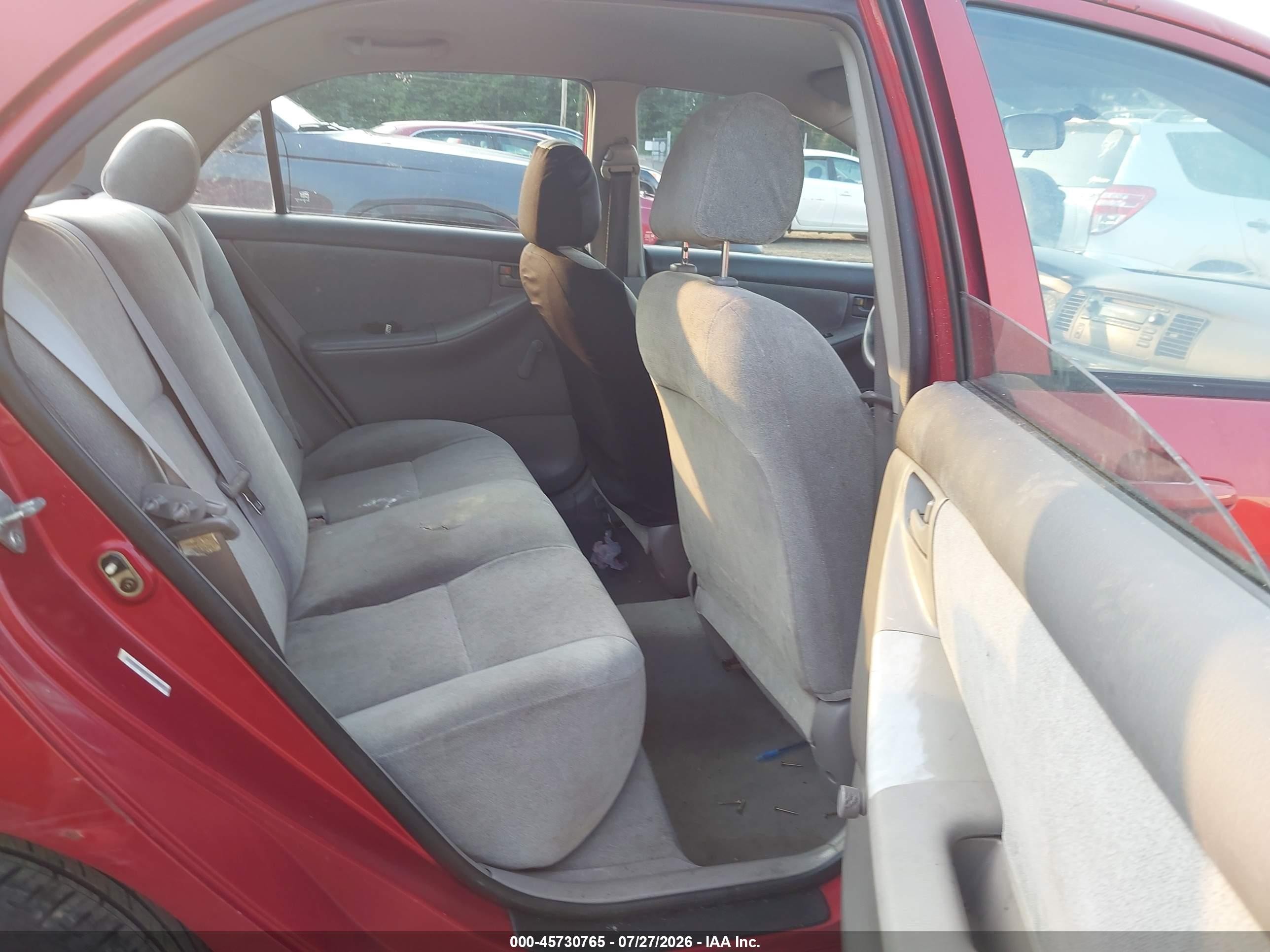 2004 Toyota Corolla Ce Red vin: 2T1BR32E54C308429