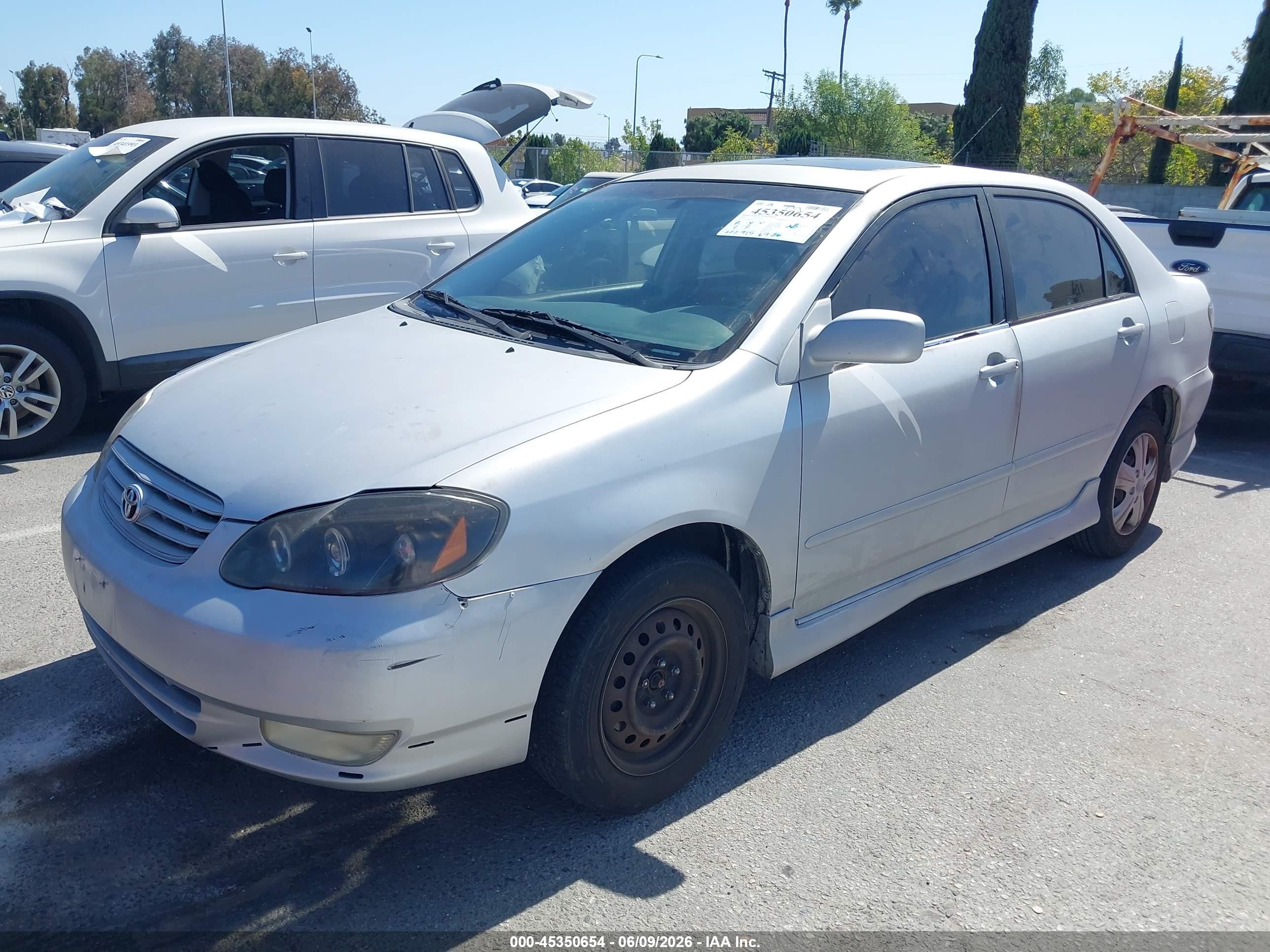 2004 Toyota Corolla S Silver vin: 2T1BR32E54C313128