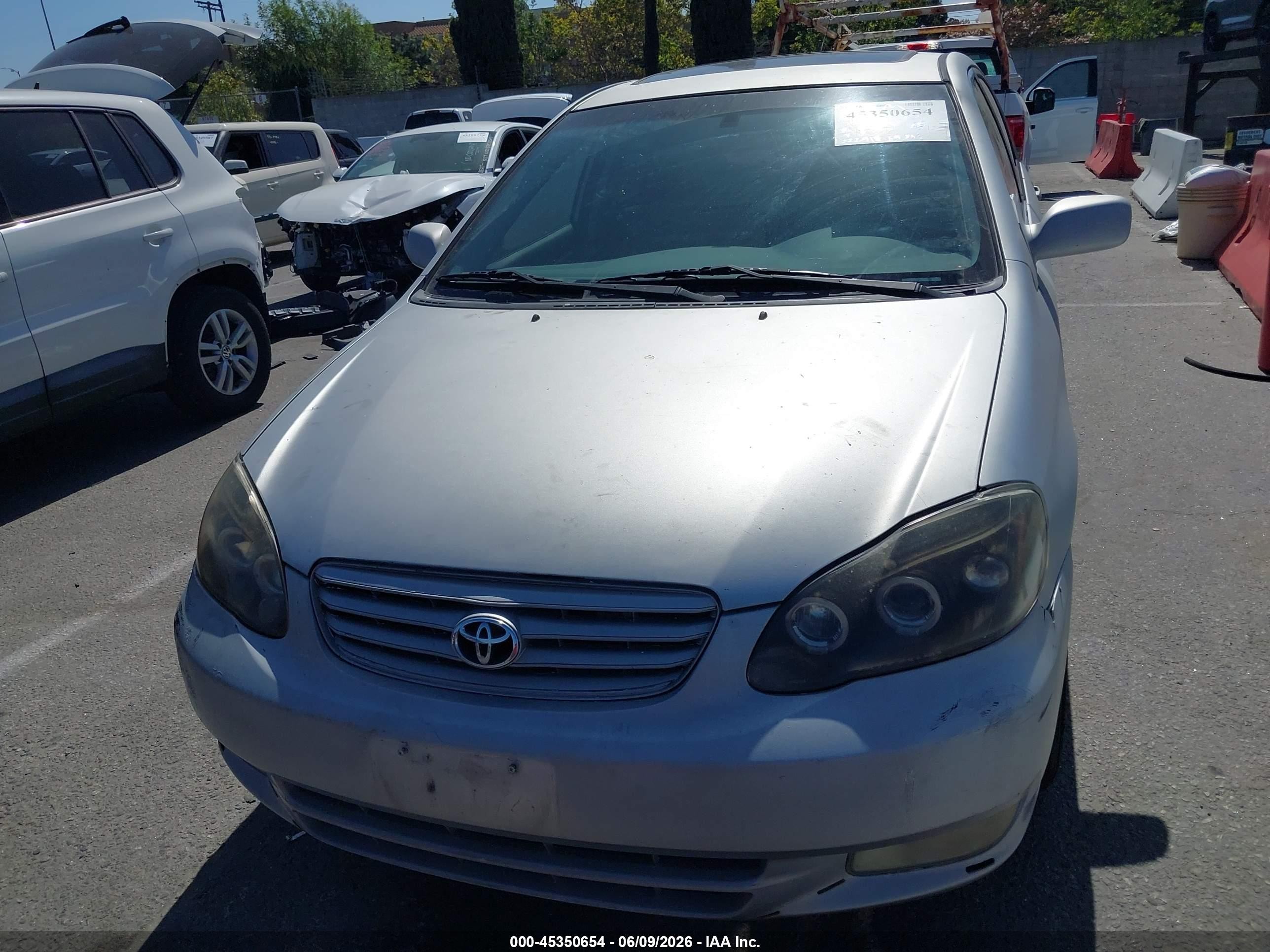 2004 Toyota Corolla S Silver vin: 2T1BR32E54C313128