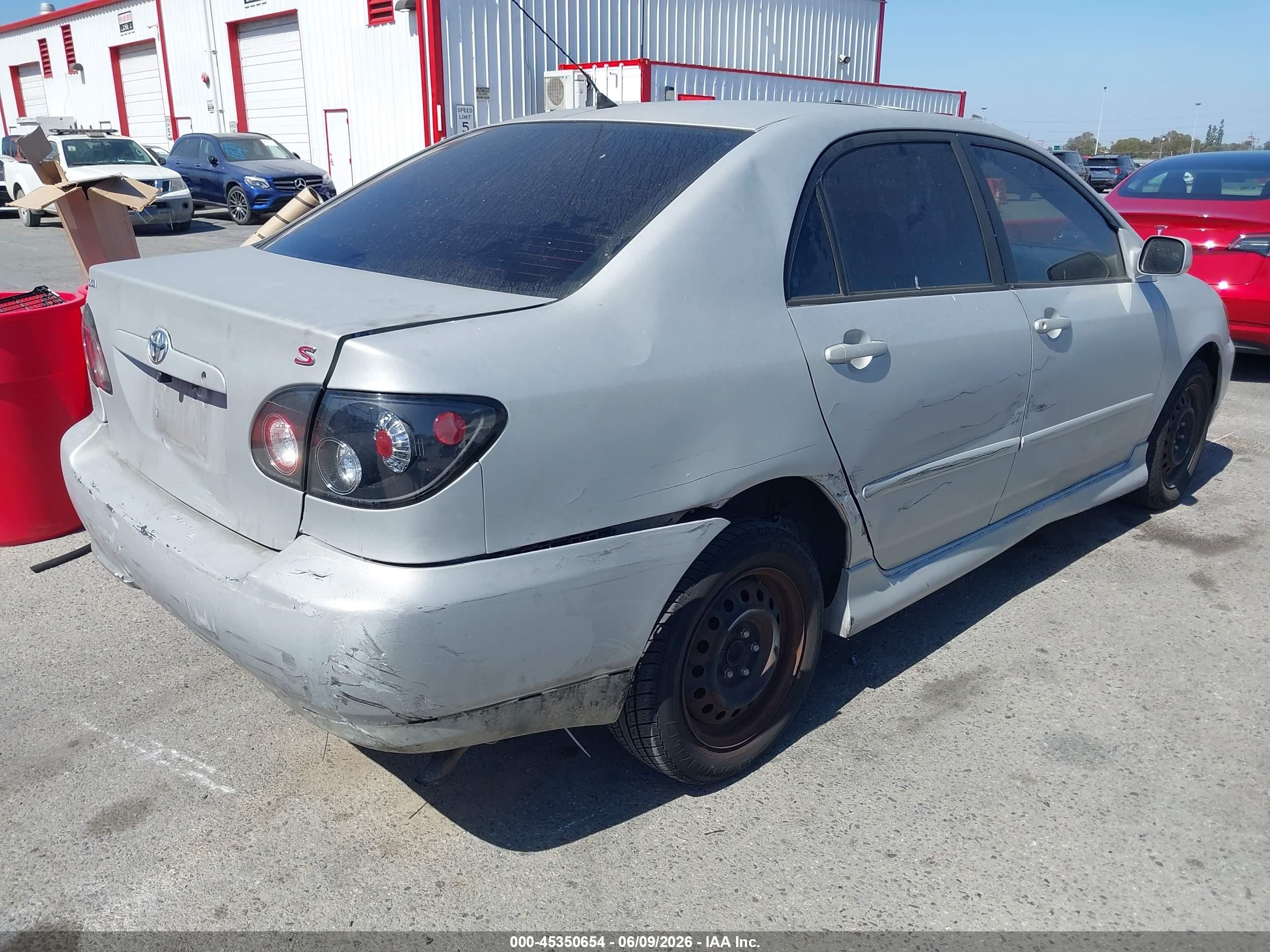 2004 Toyota Corolla S Silver vin: 2T1BR32E54C313128