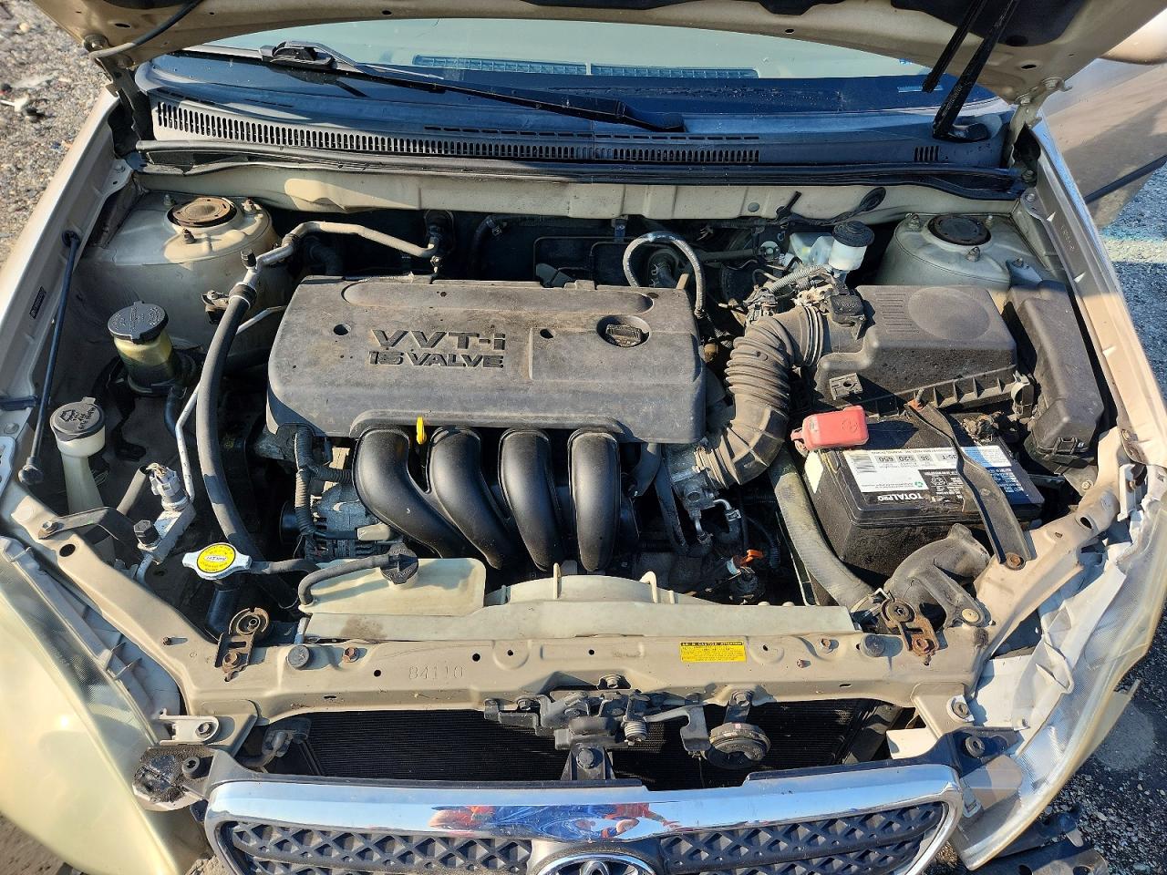2005 Toyota Corolla Ce Бежевый vin: 2T1BR32E55C352495