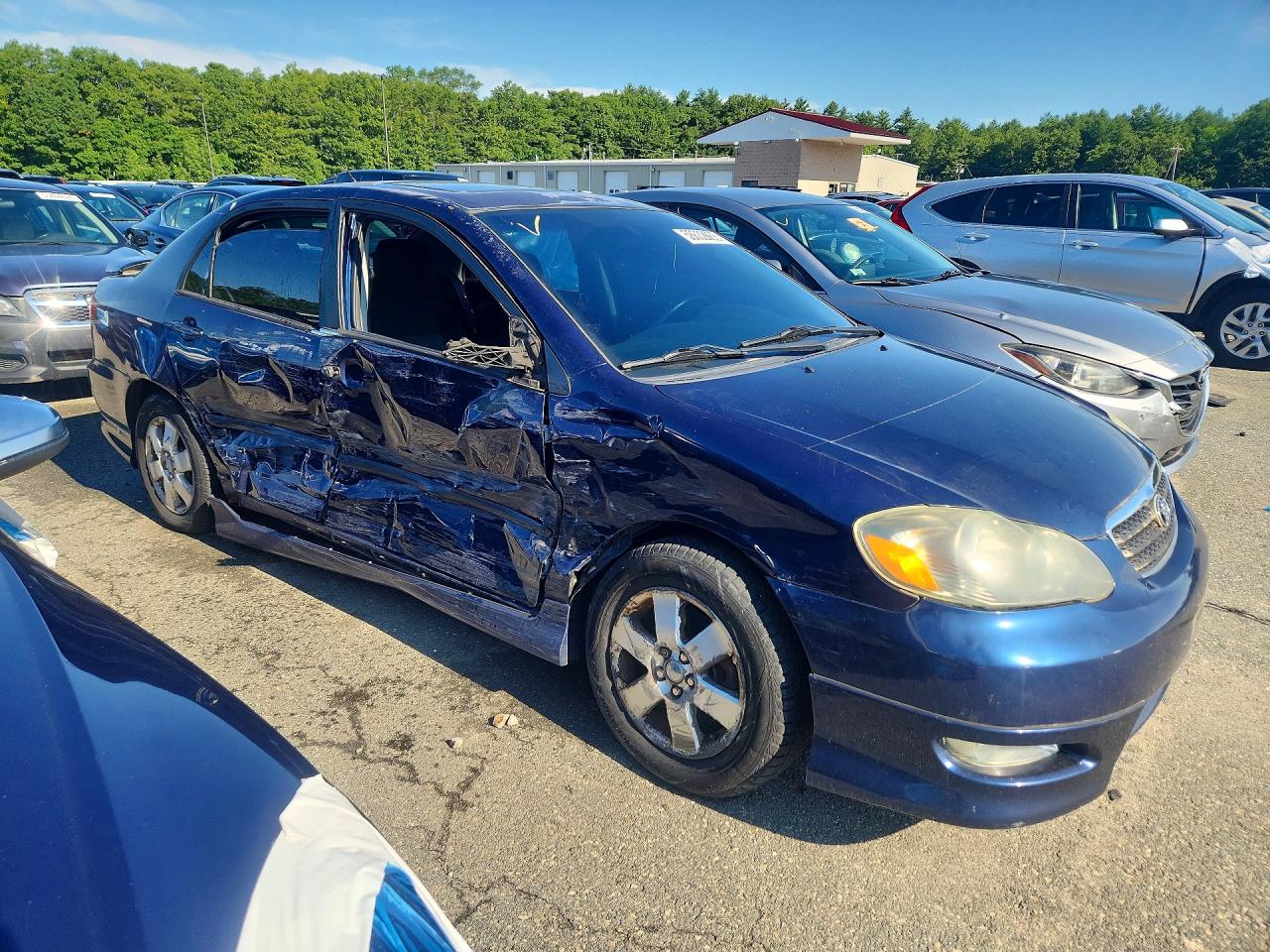 2005 Toyota Corolla S Blue vin: 2T1BR32E55C354800