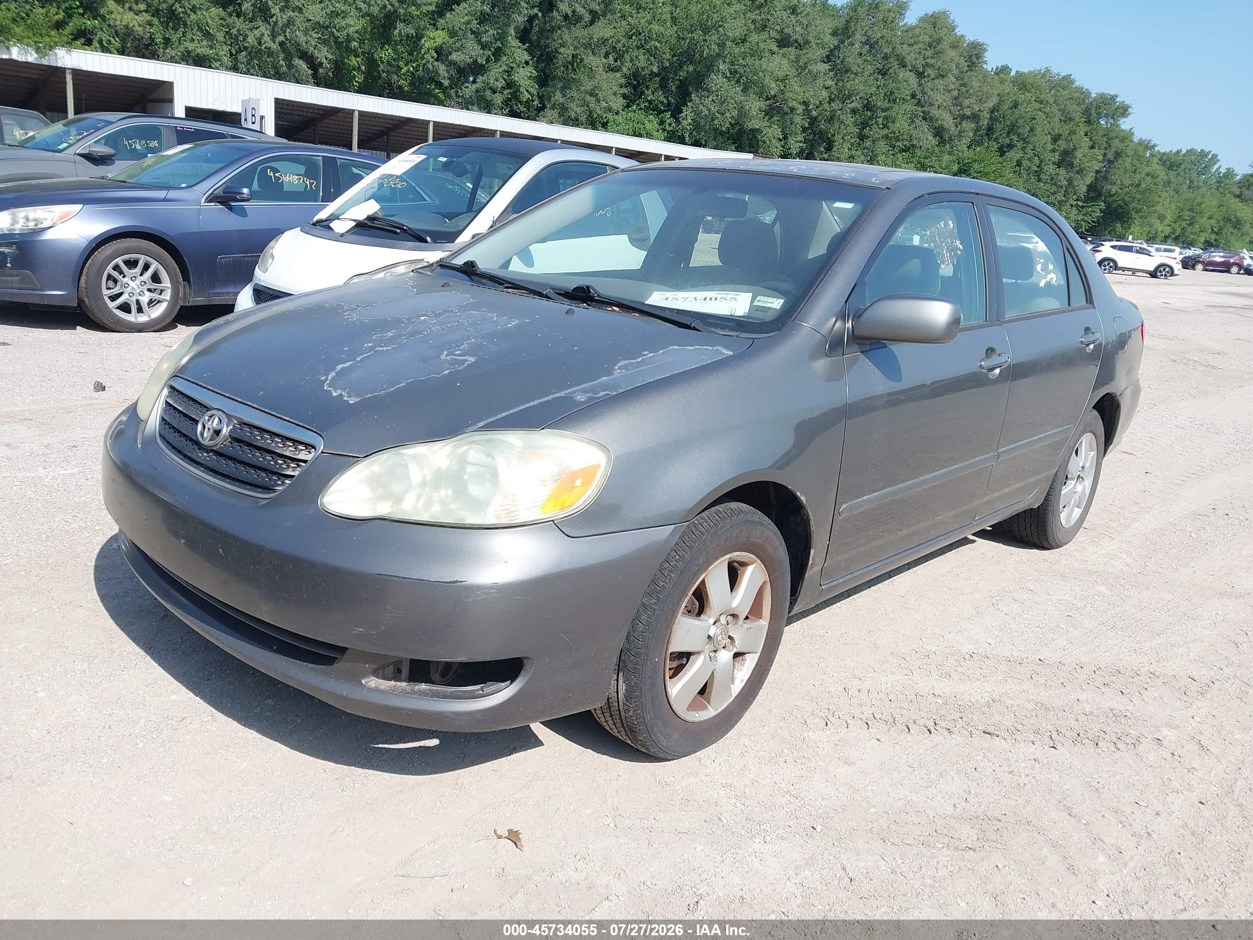 2005 Toyota Corolla Le Gray vin: 2T1BR32E55C389613