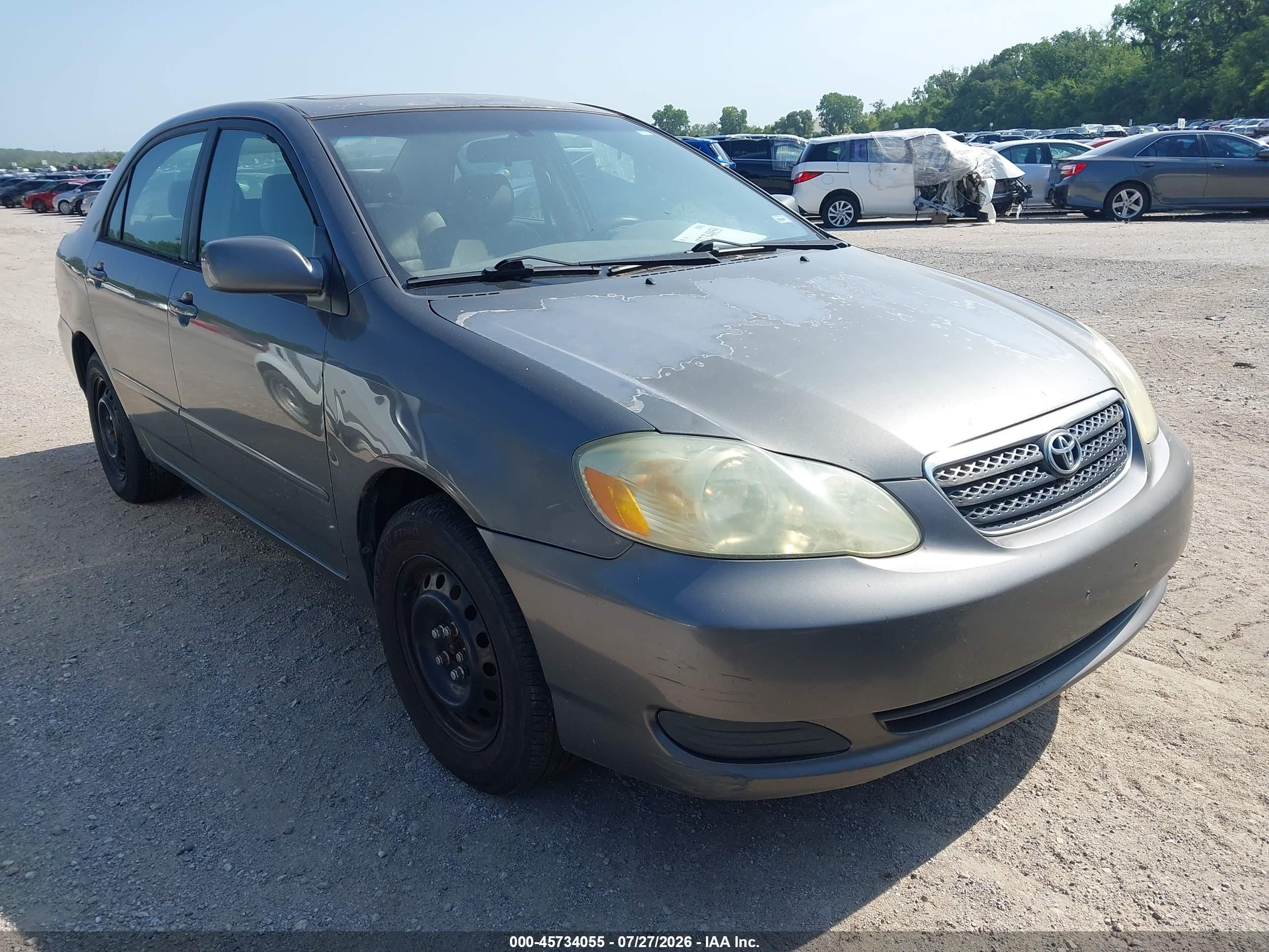 2005 Toyota Corolla Le Gray vin: 2T1BR32E55C389613