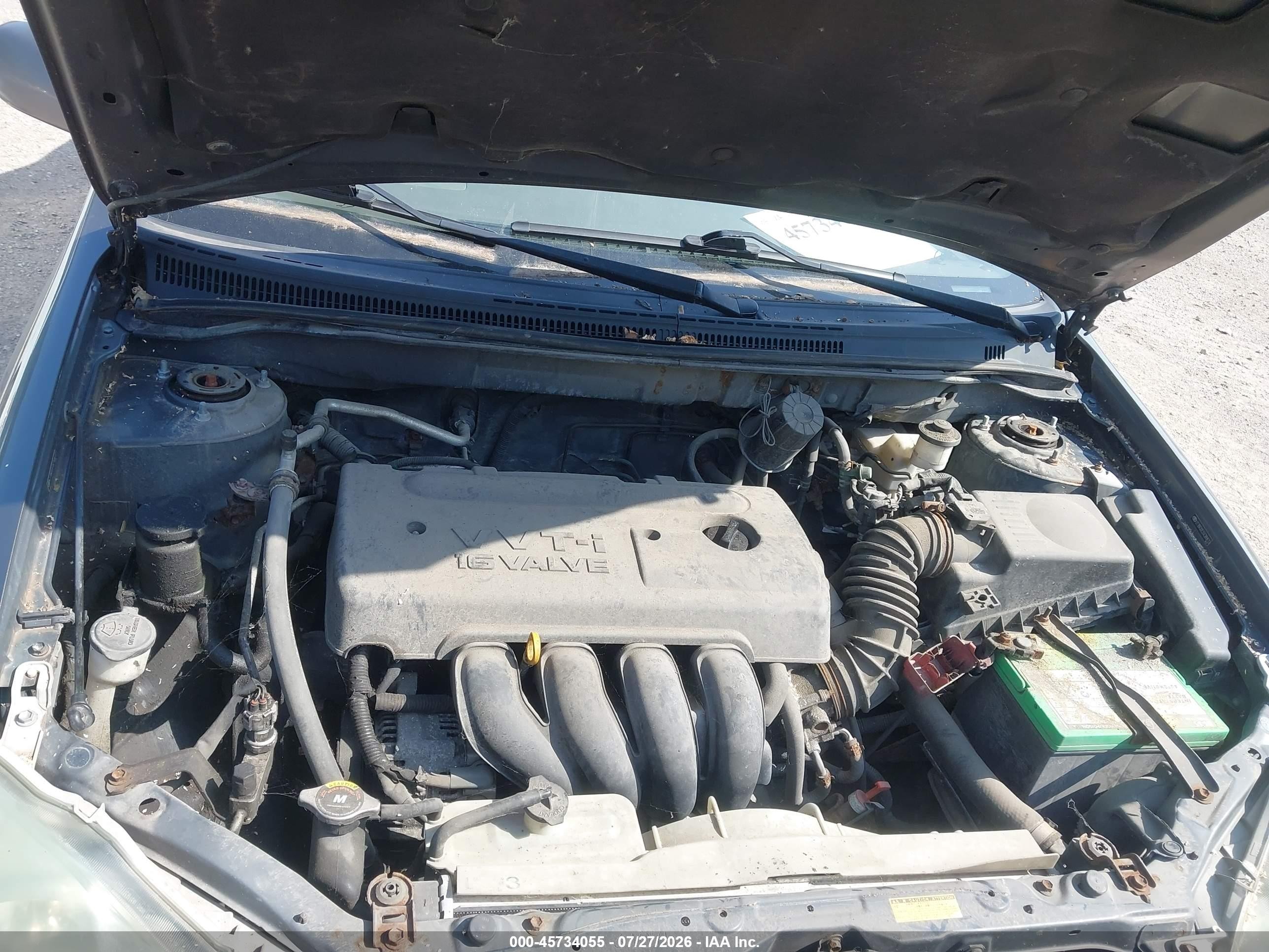 2005 Toyota Corolla Le Gray vin: 2T1BR32E55C389613