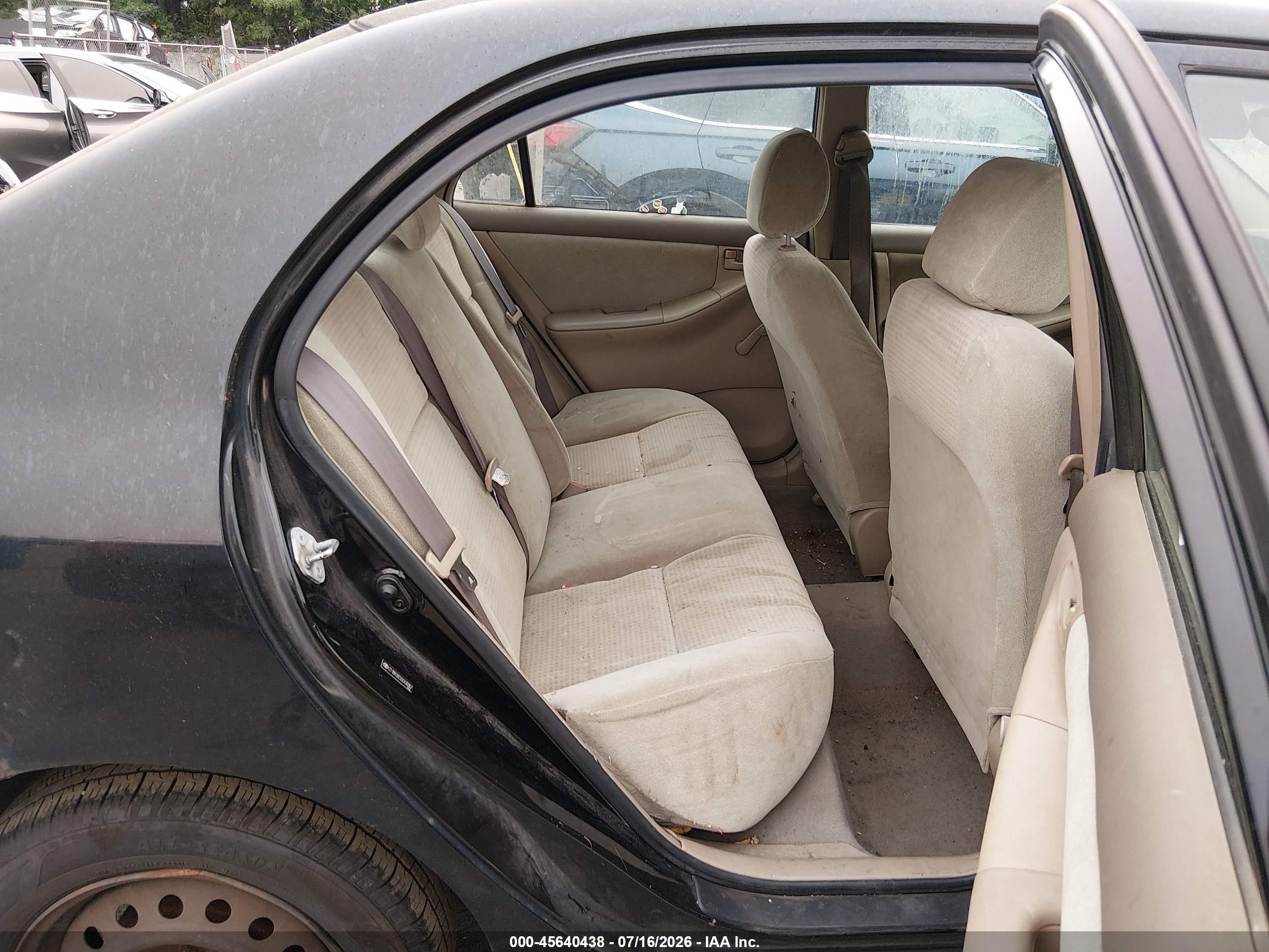 2005 Toyota Corolla Ce Black vin: 2T1BR32E55C430967