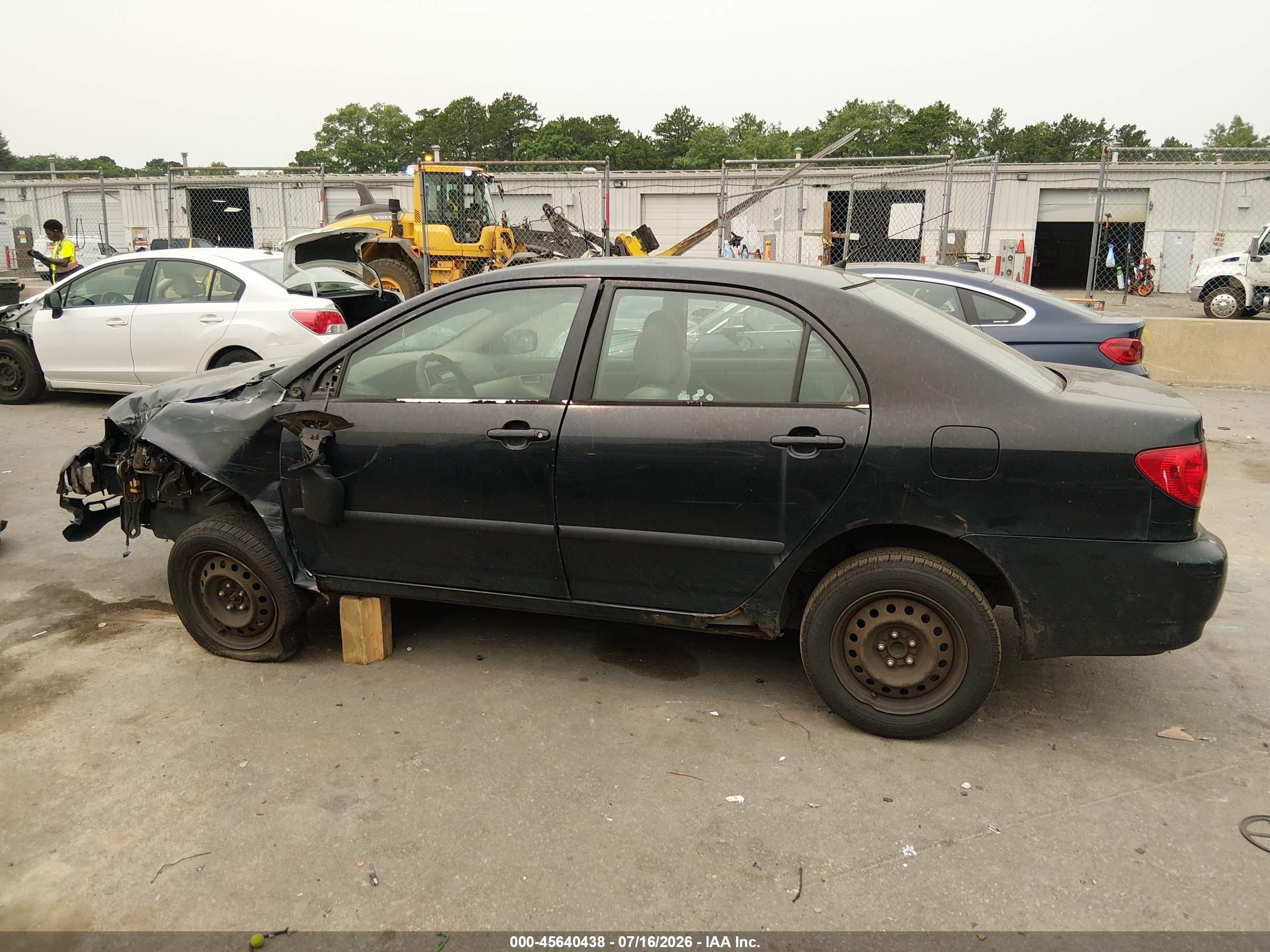 2005 Toyota Corolla Ce Black vin: 2T1BR32E55C430967