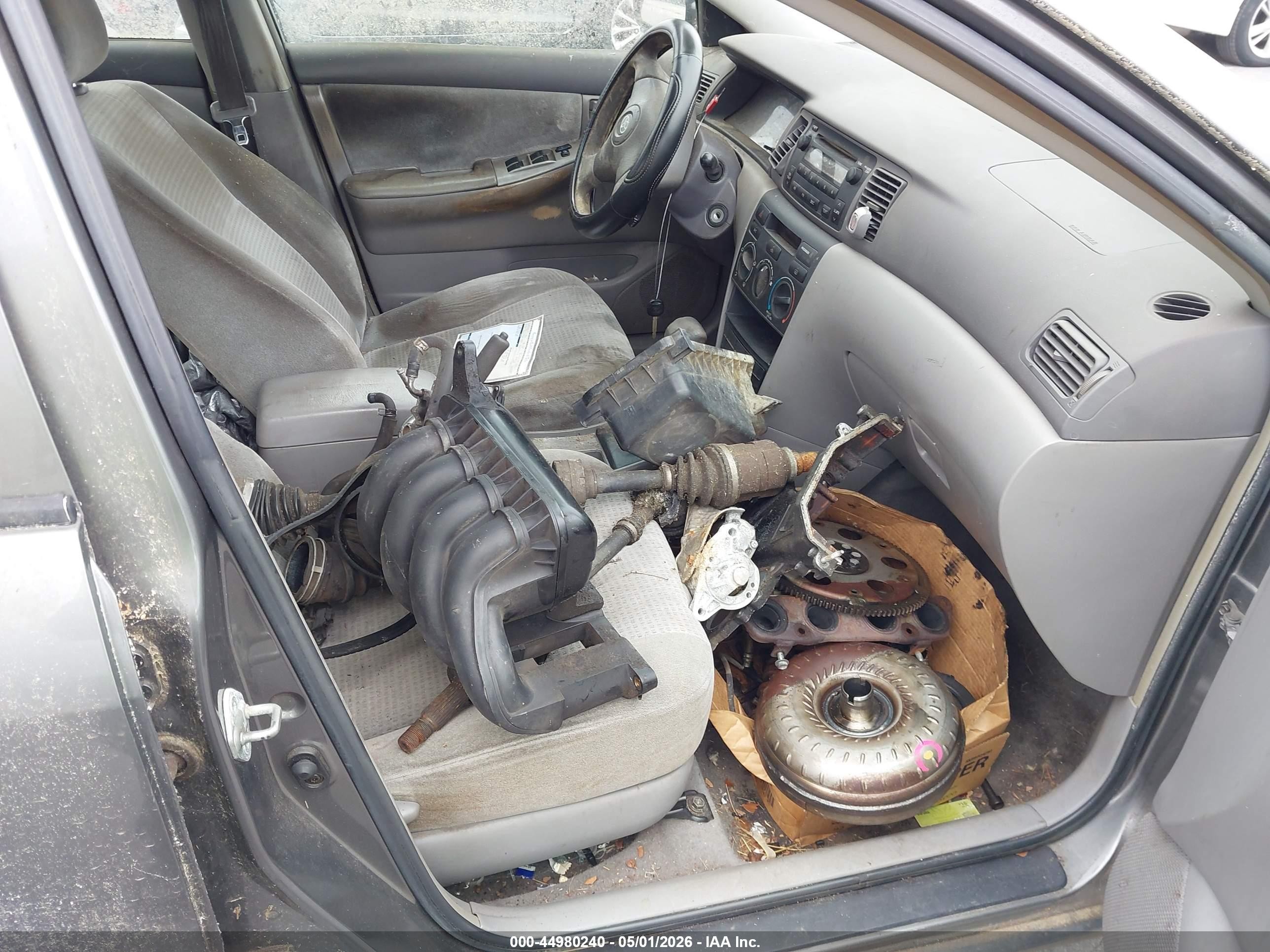 2005 Toyota Corolla Ce Silver vin: 2T1BR32E55C431214