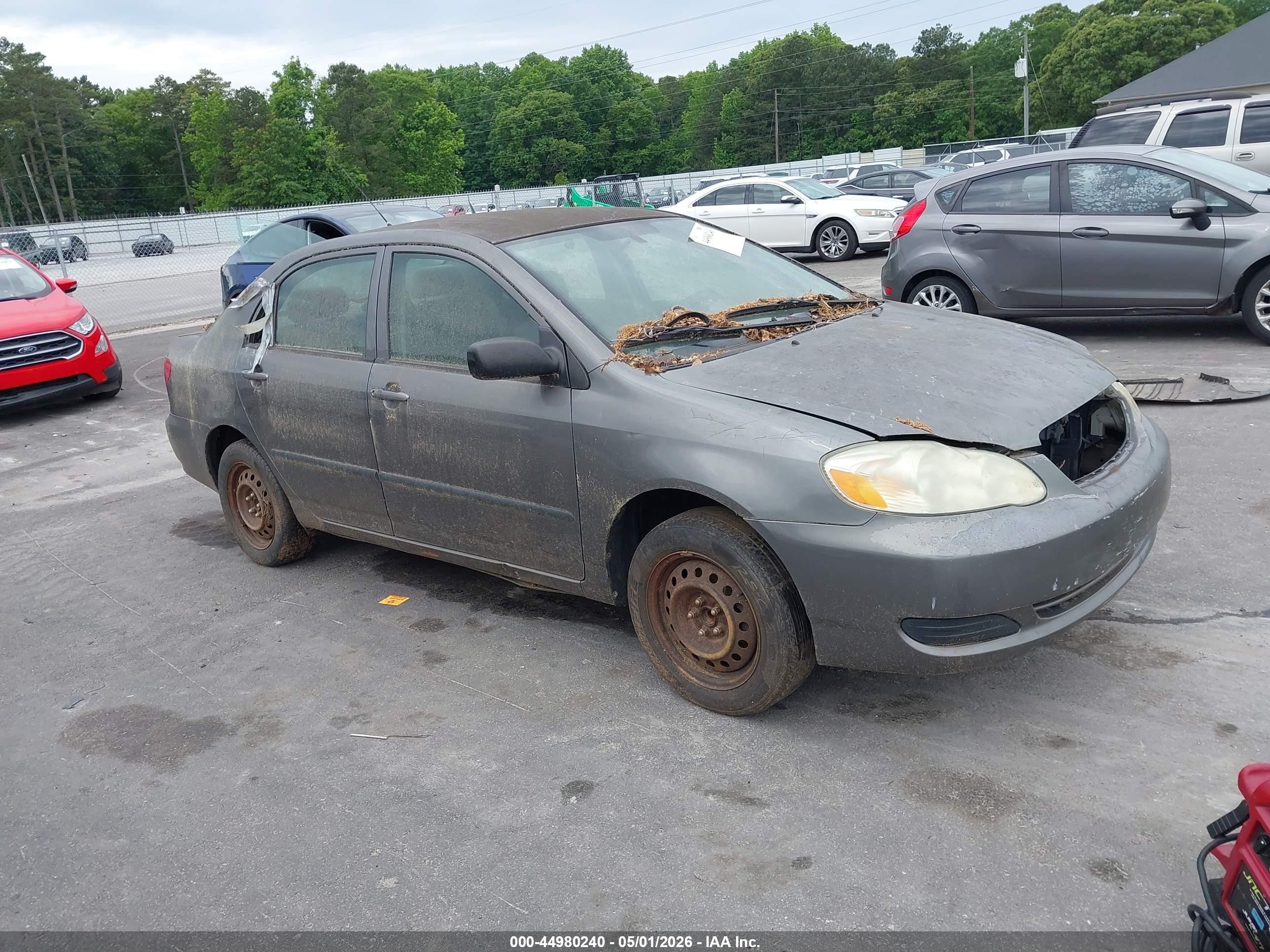2005 Toyota Corolla Ce Silver vin: 2T1BR32E55C431214
