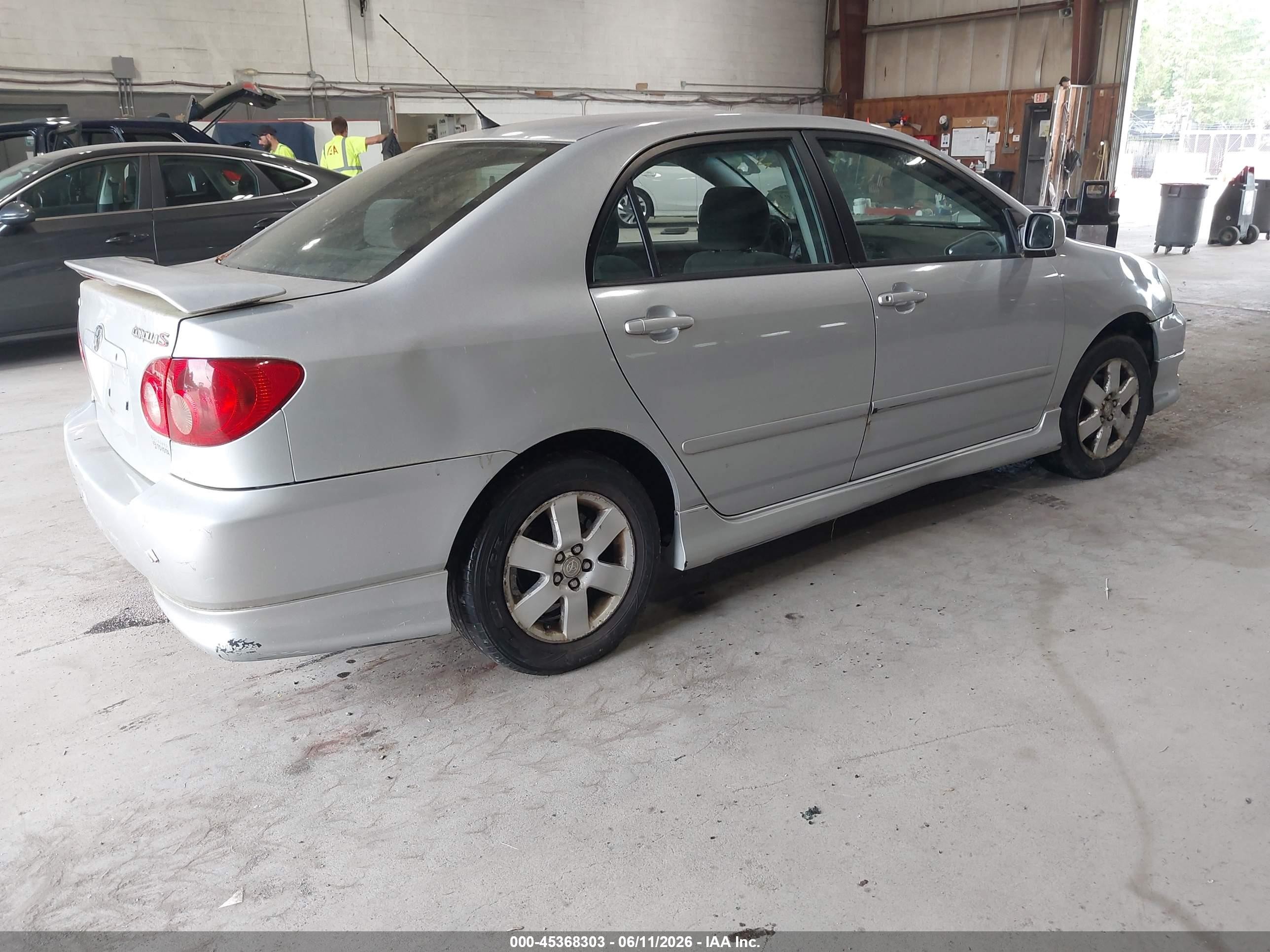 2005 Toyota Corolla S Gray vin: 2T1BR32E55C477755