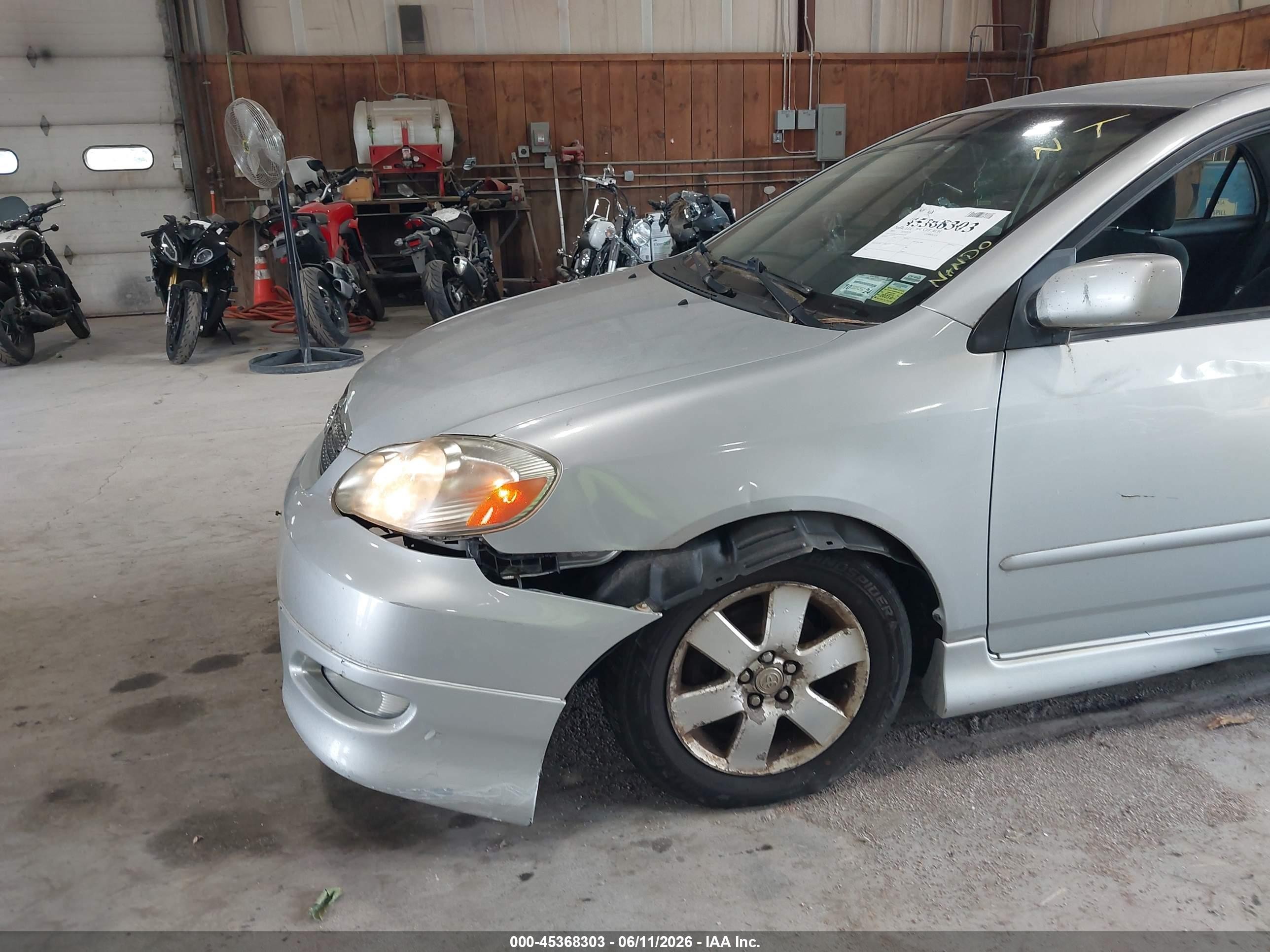 2005 Toyota Corolla S Gray vin: 2T1BR32E55C477755