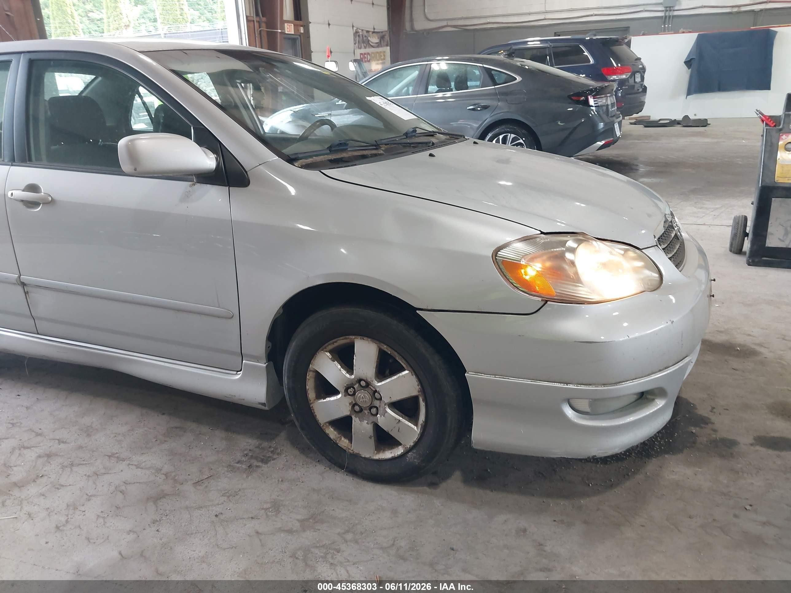 2005 Toyota Corolla S Gray vin: 2T1BR32E55C477755