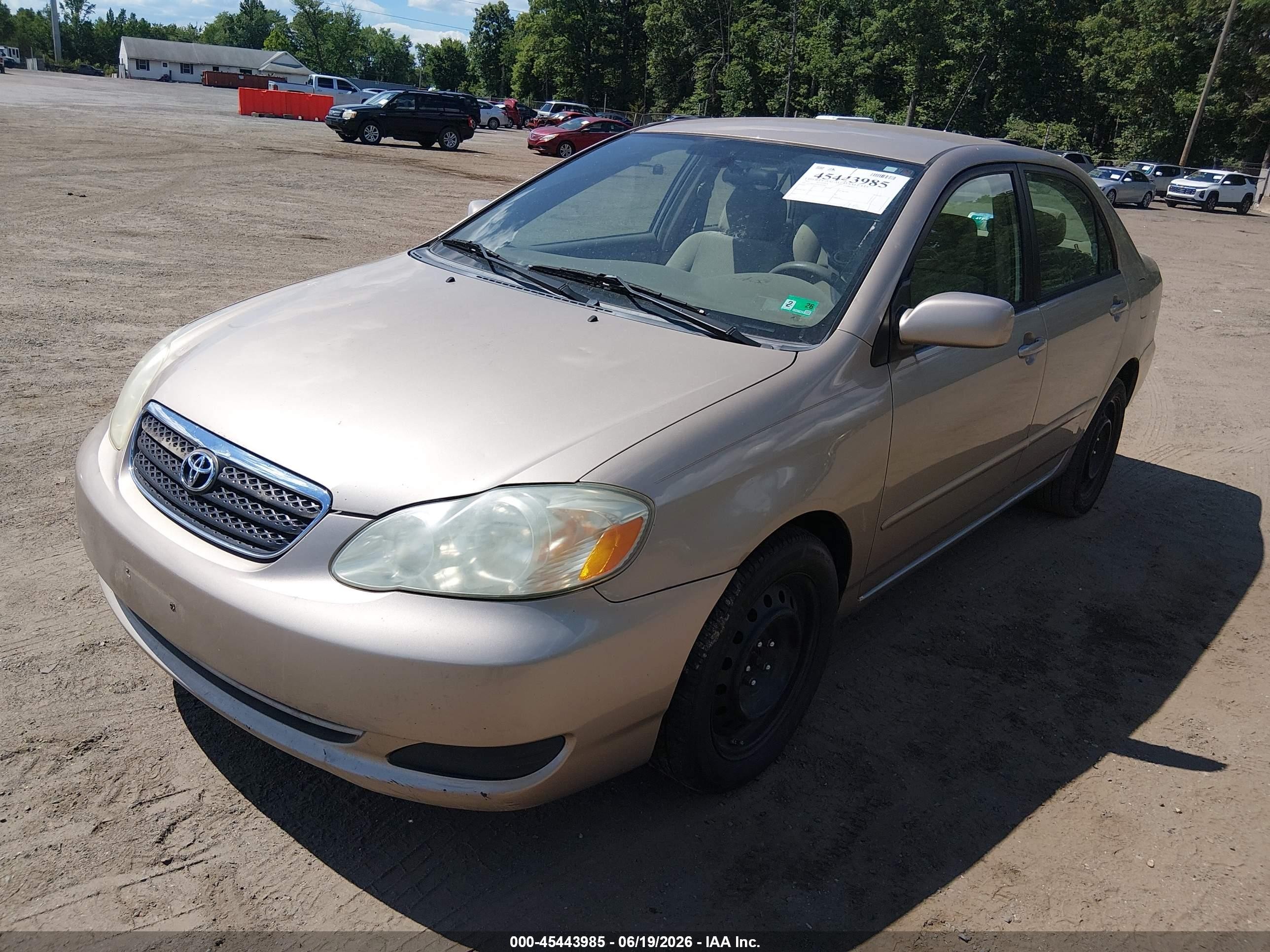 2005 Toyota Corolla Le Gold vin: 2T1BR32E55C483992
