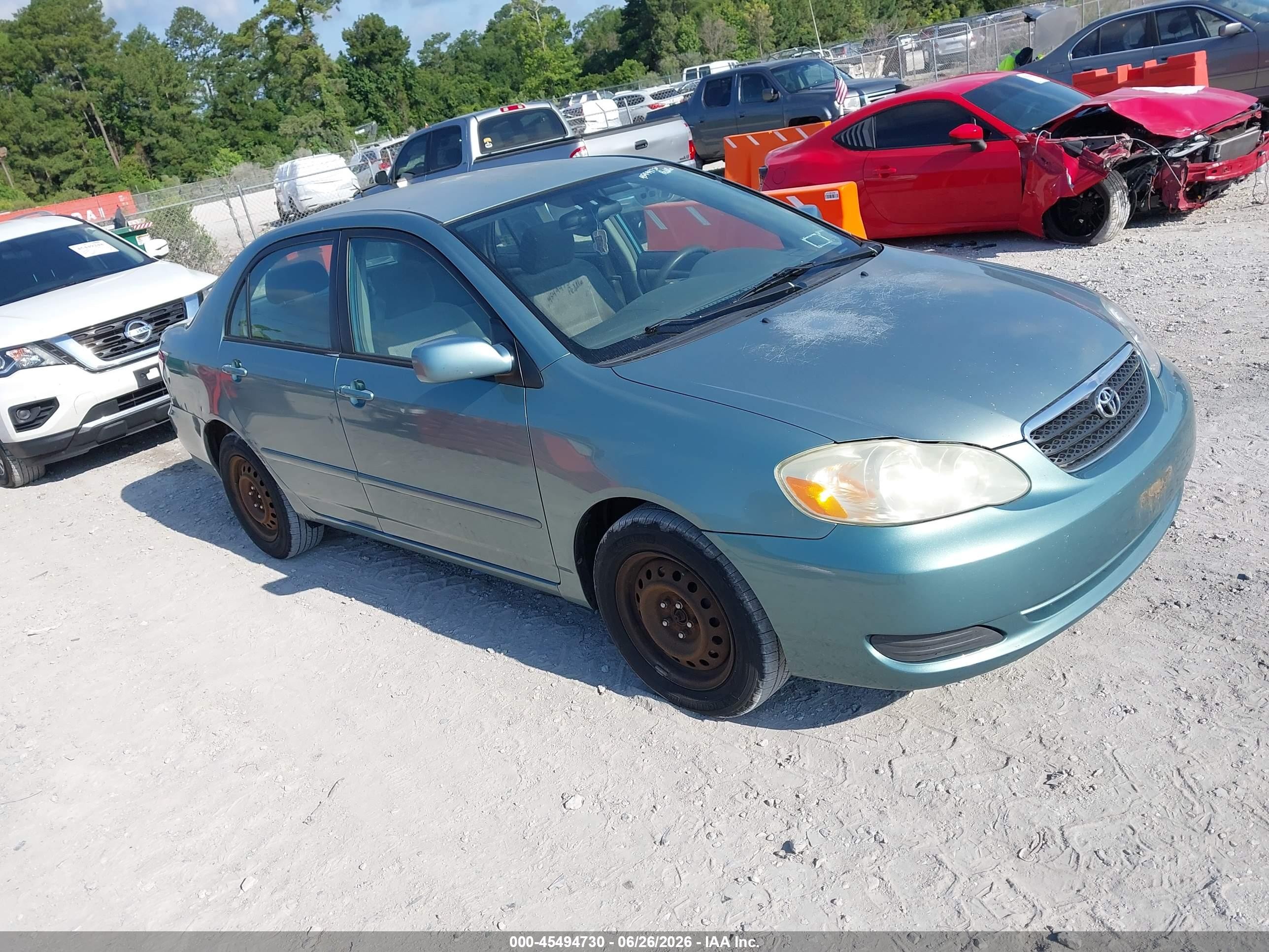 2006 Toyota Corolla Le Gray vin: 2T1BR32E56C602223