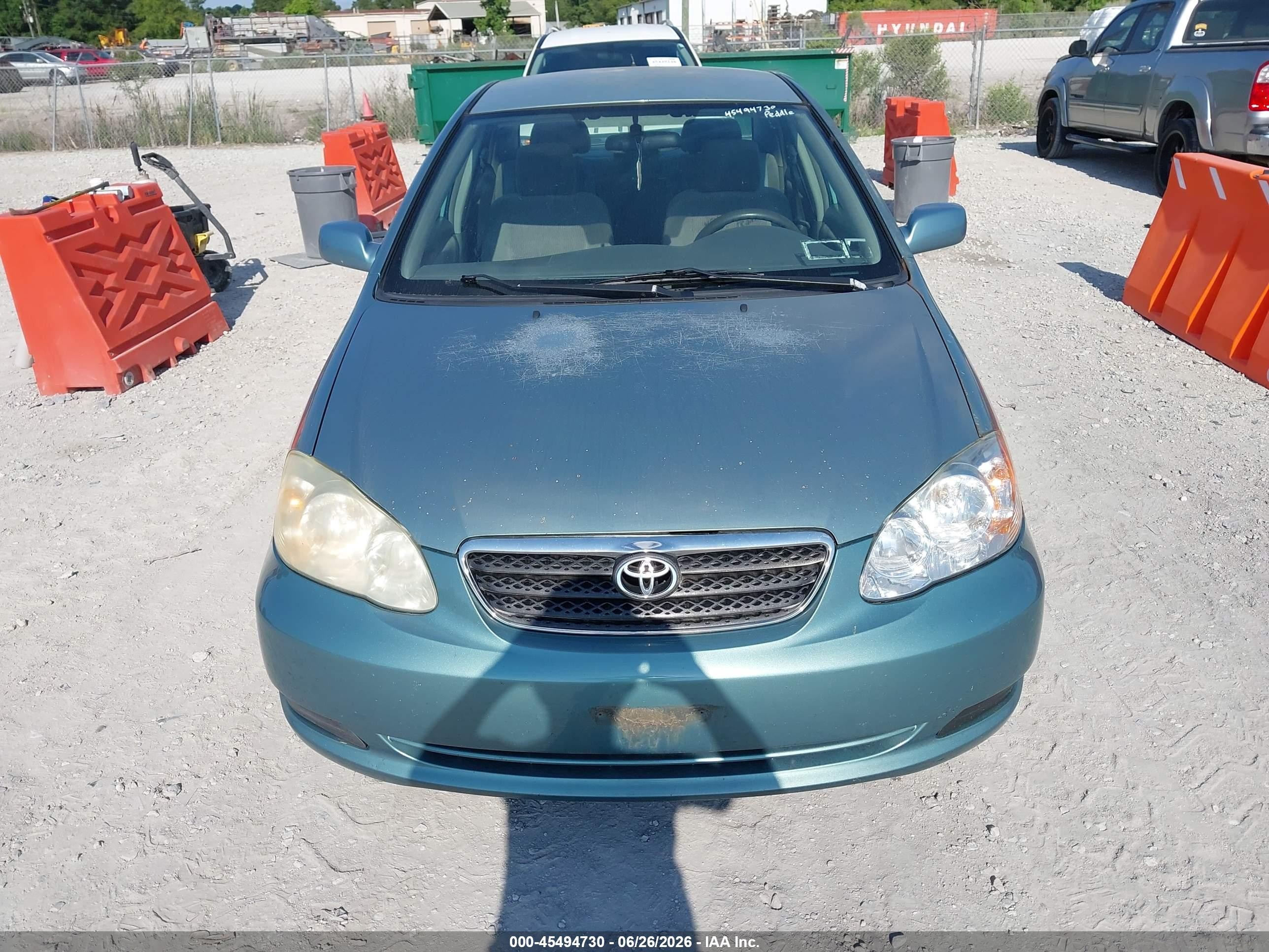 2006 Toyota Corolla Le Gray vin: 2T1BR32E56C602223