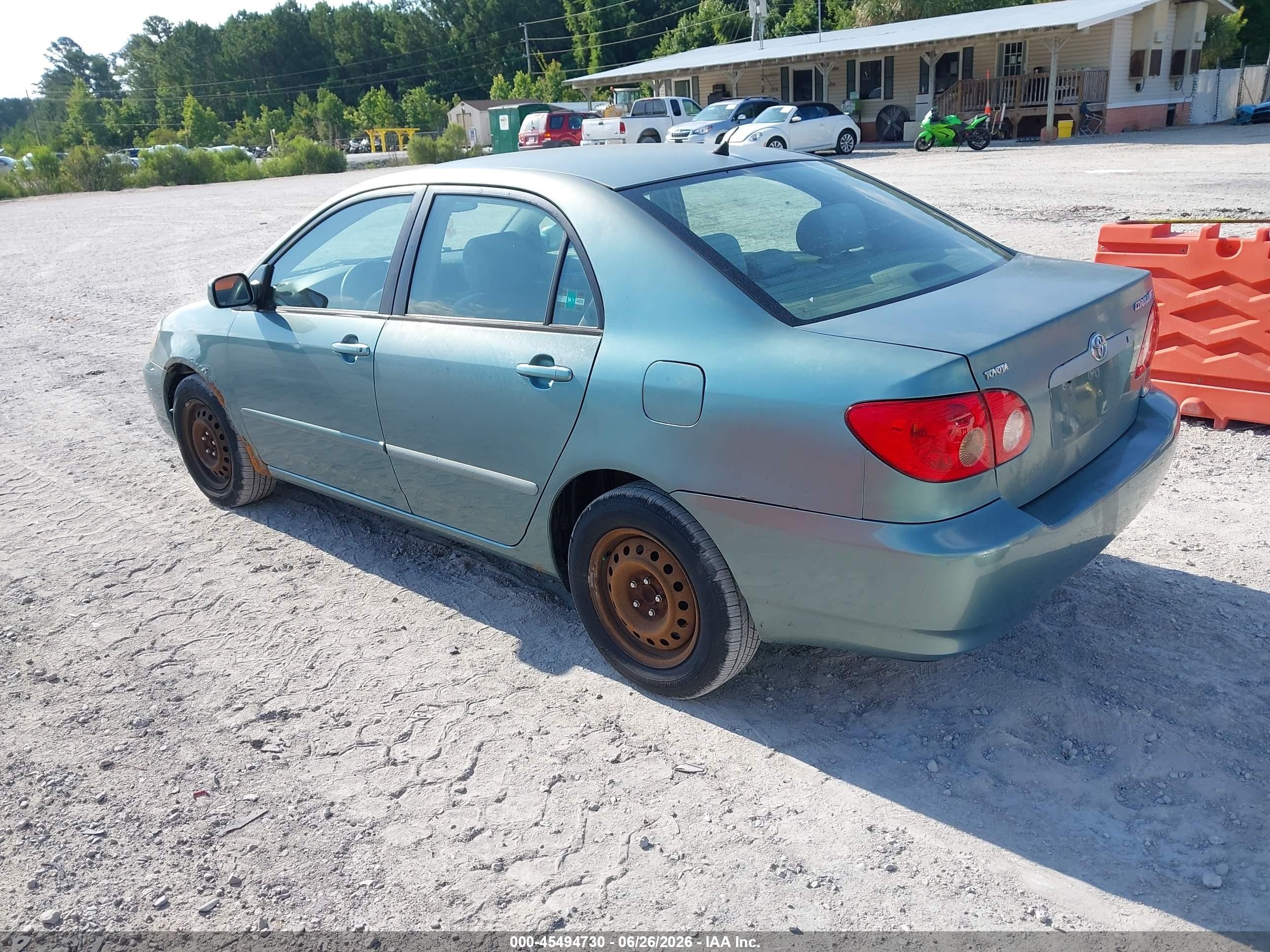 2006 Toyota Corolla Le Gray vin: 2T1BR32E56C602223