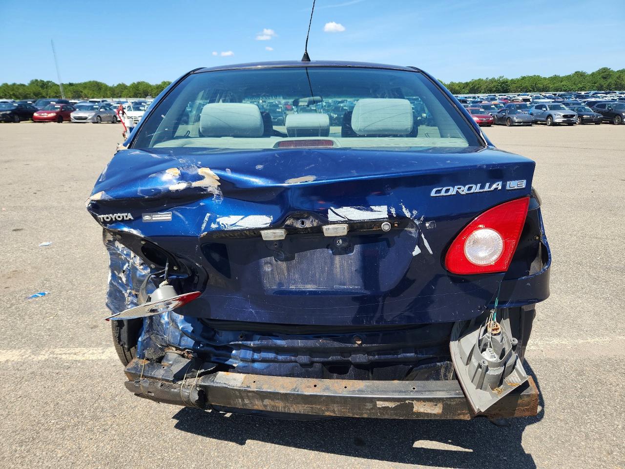 2006 Toyota Corolla Le Синий vin: 2T1BR32E56C606515