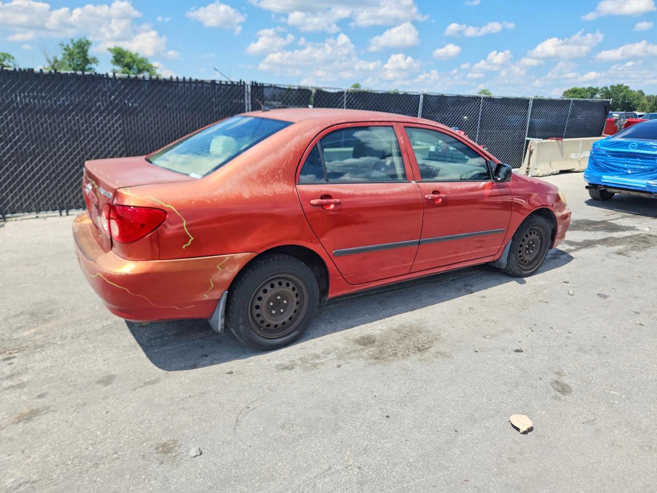 2006 Toyota Corolla Ce Red vin: 2T1BR32E56C607633