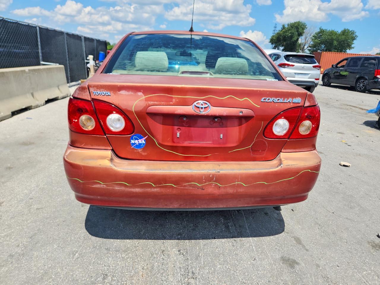 2006 Toyota Corolla Ce Red vin: 2T1BR32E56C607633