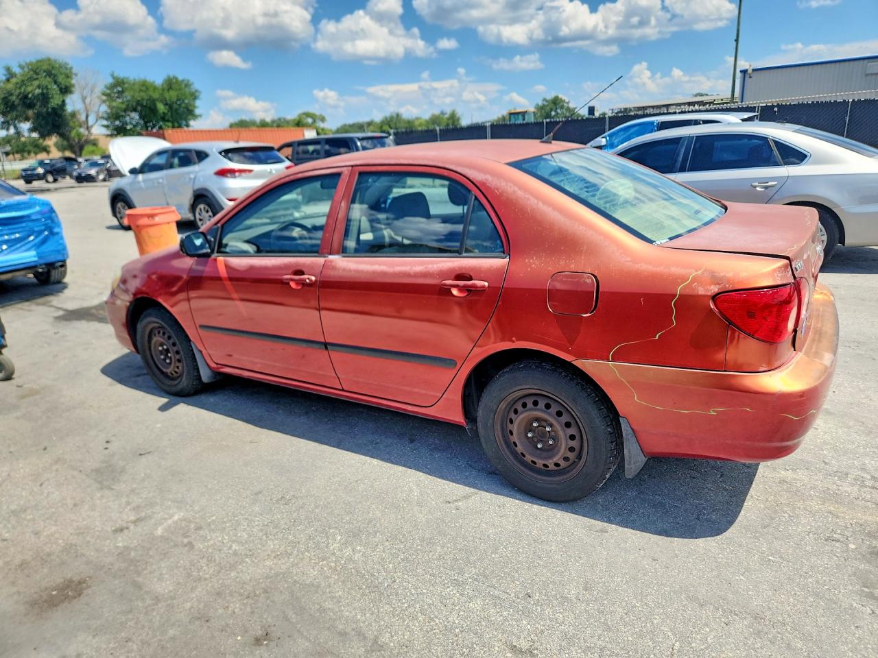 2006 Toyota Corolla Ce Red vin: 2T1BR32E56C607633