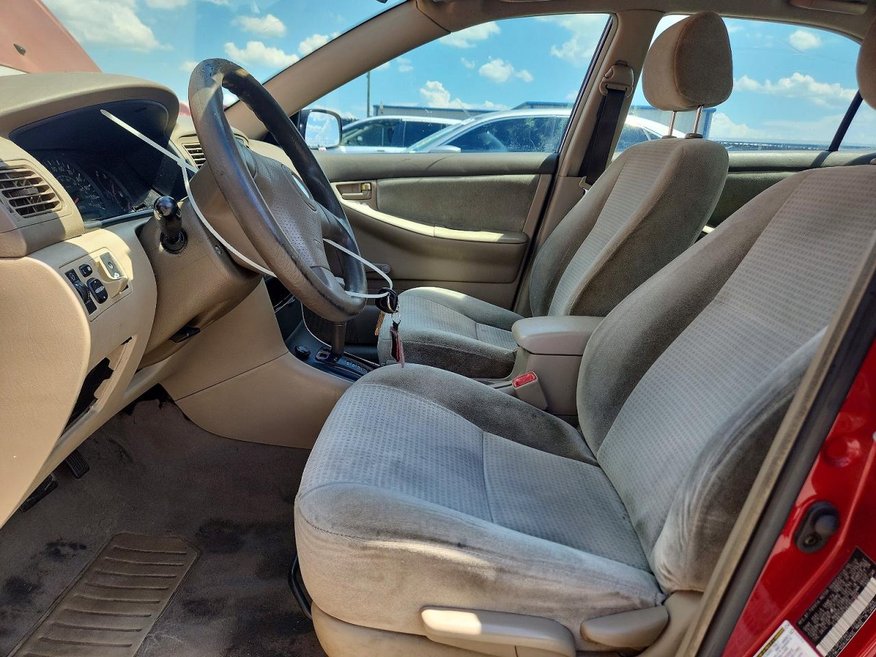 2006 Toyota Corolla Ce Red vin: 2T1BR32E56C607633