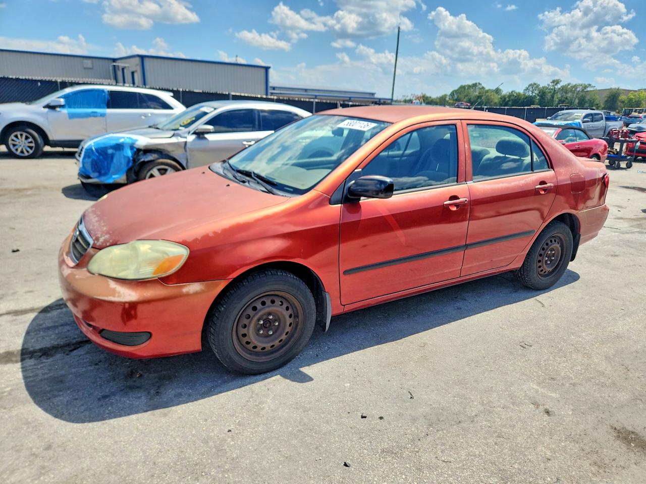 2006 Toyota Corolla Ce Red vin: 2T1BR32E56C607633