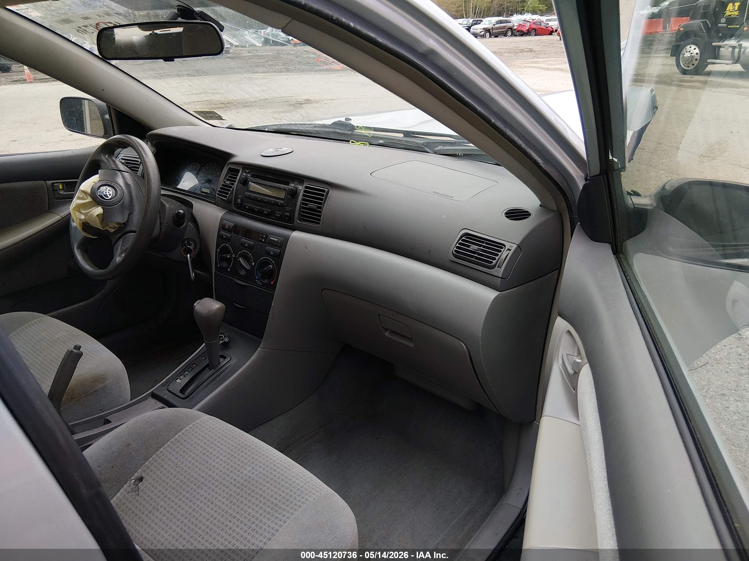 2006 Toyota Corolla Ce Silver vin: 2T1BR32E56C609589