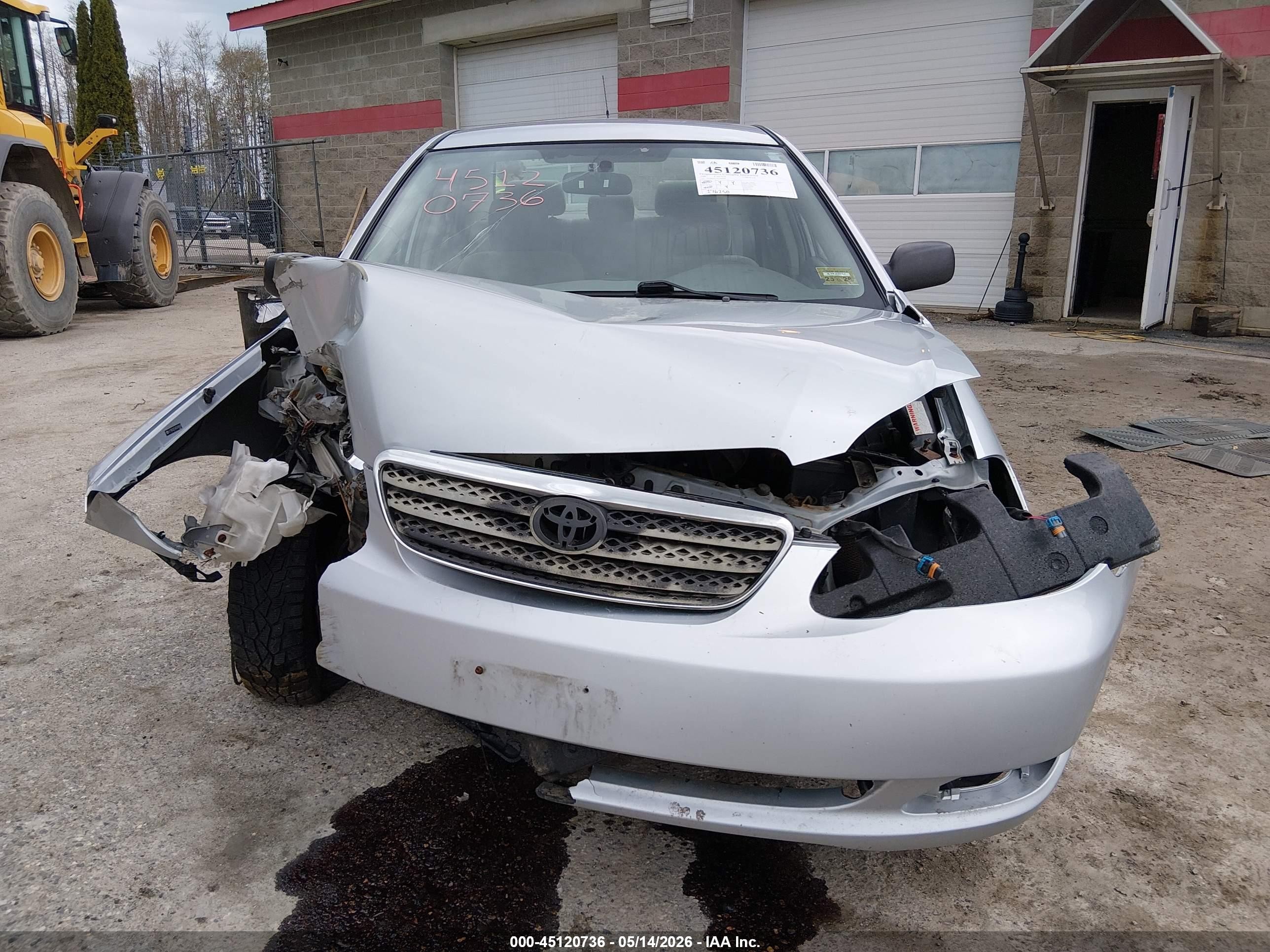 2006 Toyota Corolla Ce Silver vin: 2T1BR32E56C609589