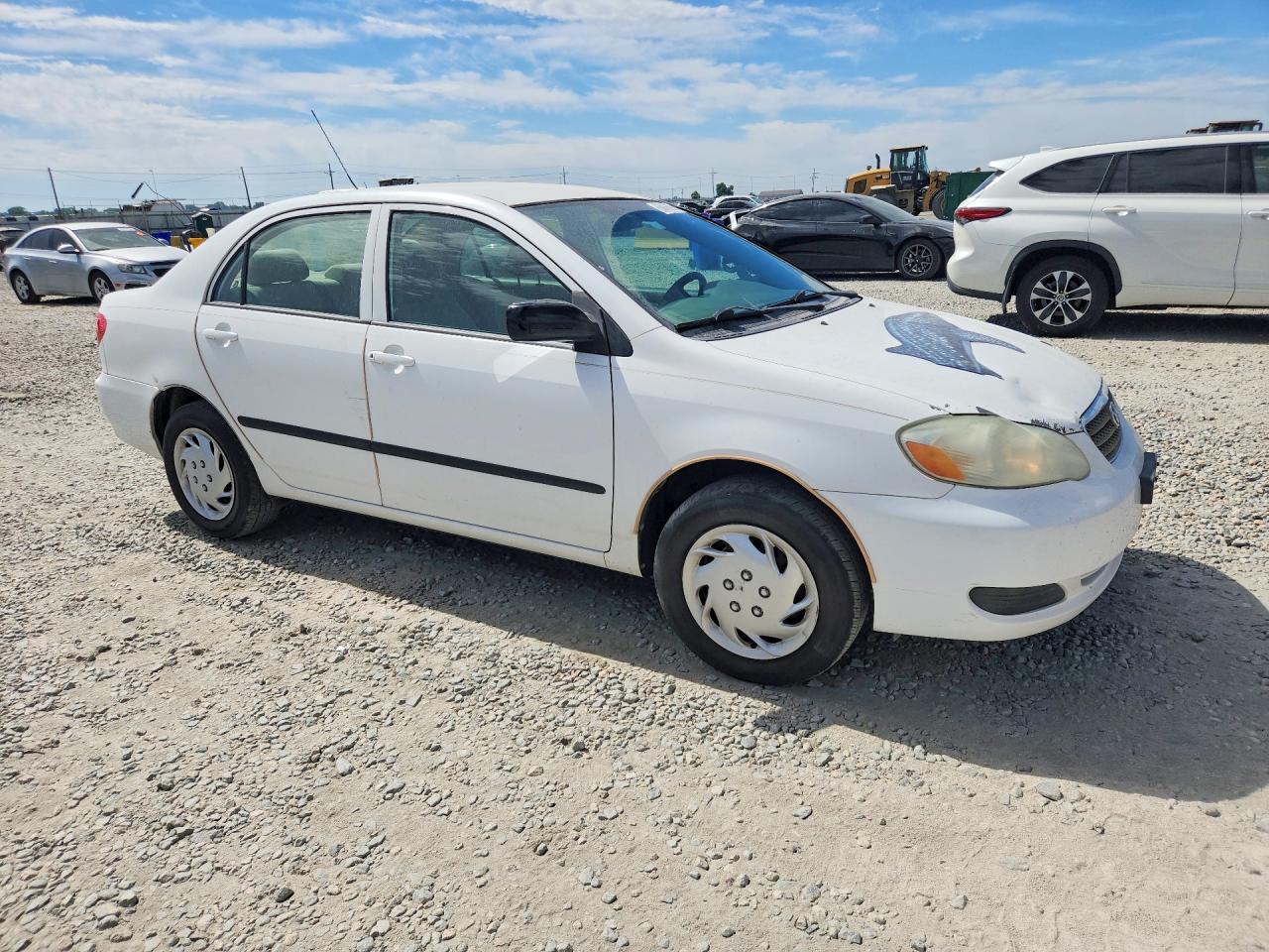 2006 Toyota Corolla Ce Белый vin: 2T1BR32E56C634265