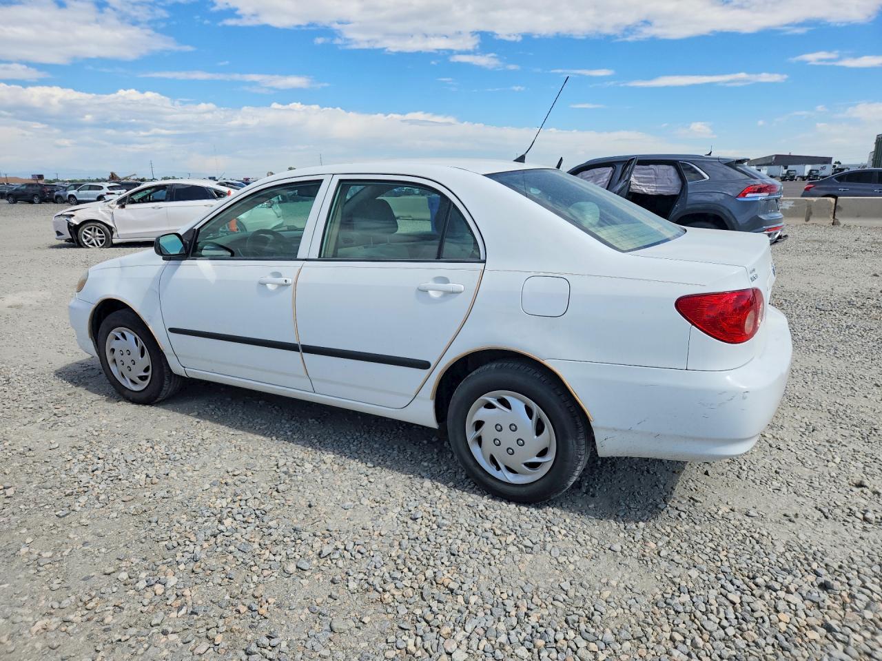 2006 Toyota Corolla Ce Белый vin: 2T1BR32E56C634265
