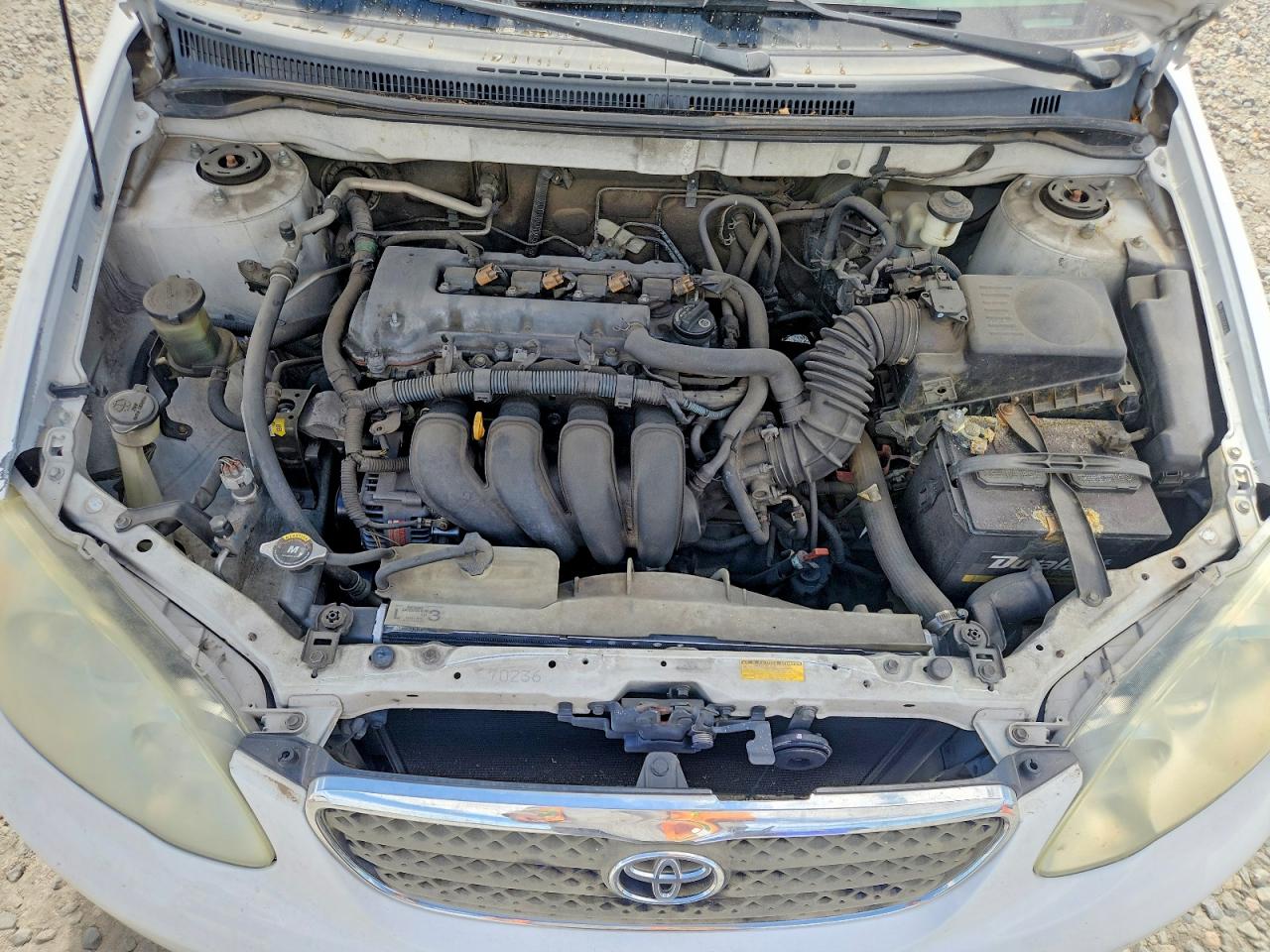 2006 Toyota Corolla Ce Белый vin: 2T1BR32E56C634265
