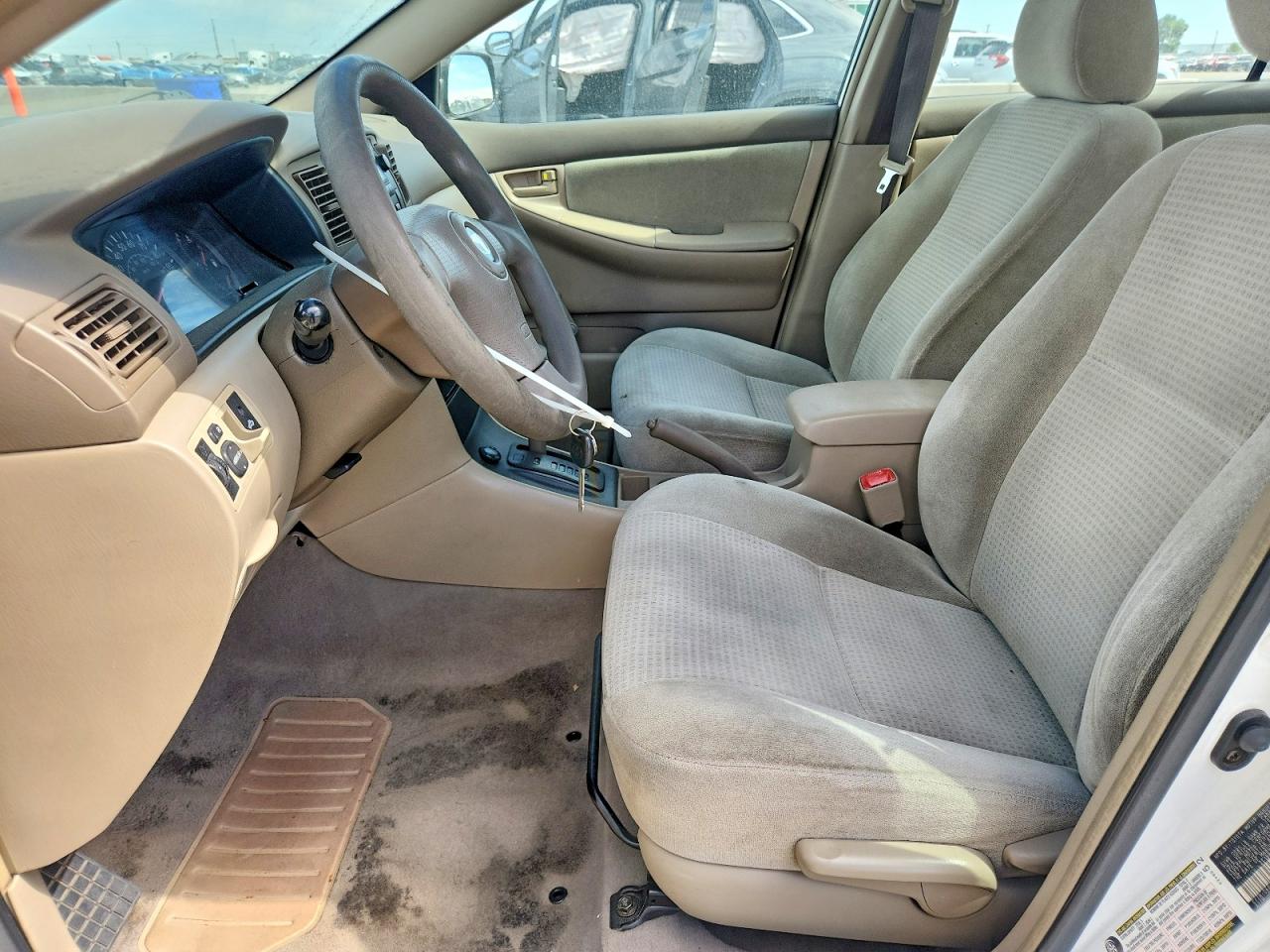2006 Toyota Corolla Ce Белый vin: 2T1BR32E56C634265