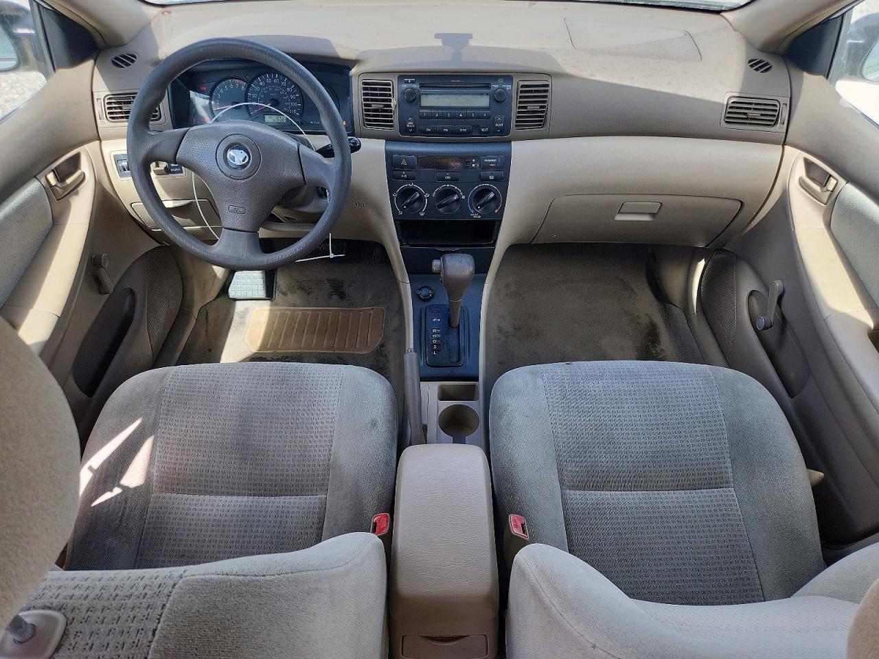 2006 Toyota Corolla Ce Белый vin: 2T1BR32E56C634265