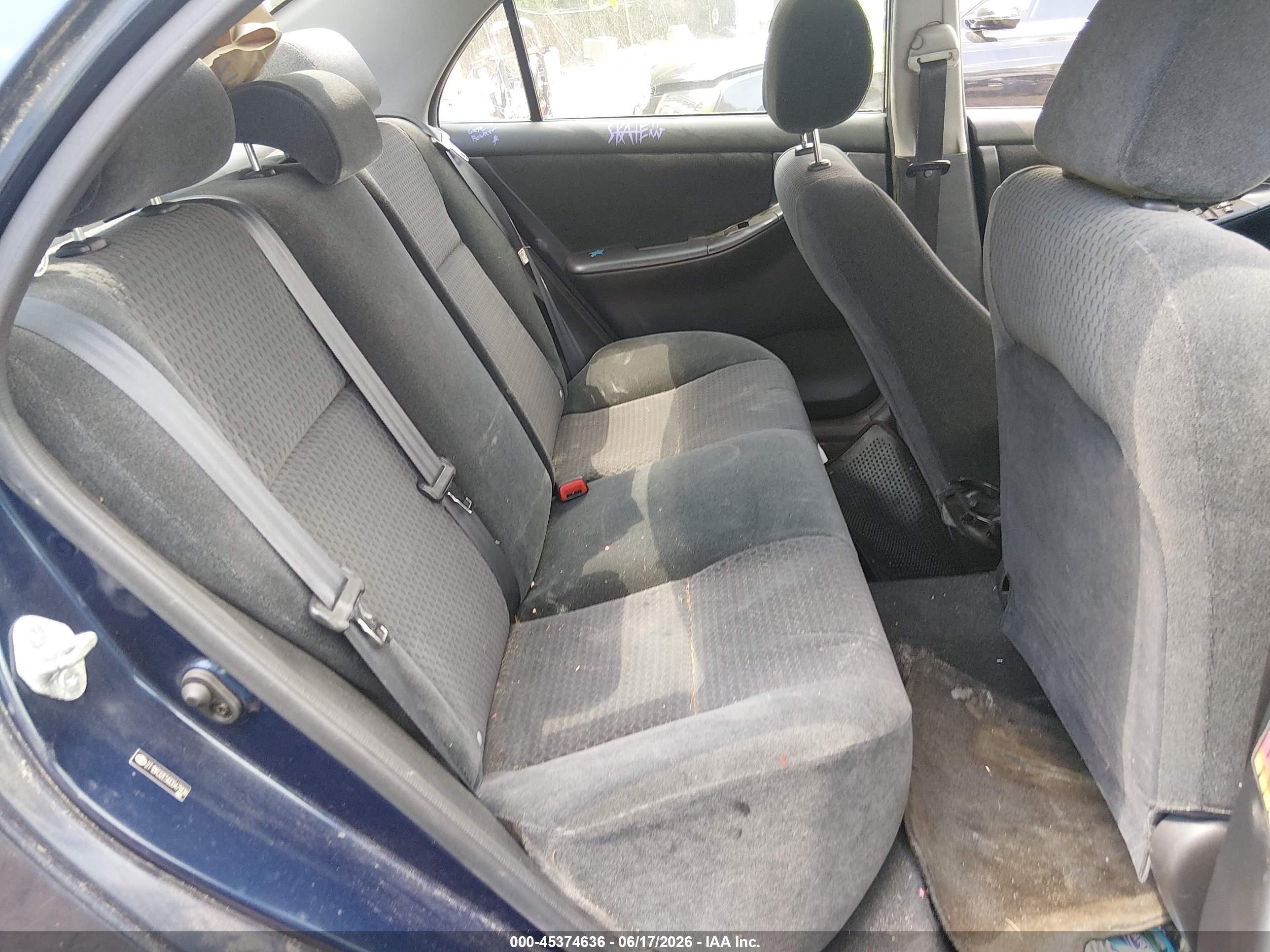 2006 Toyota Corolla S Blue vin: 2T1BR32E56C647808