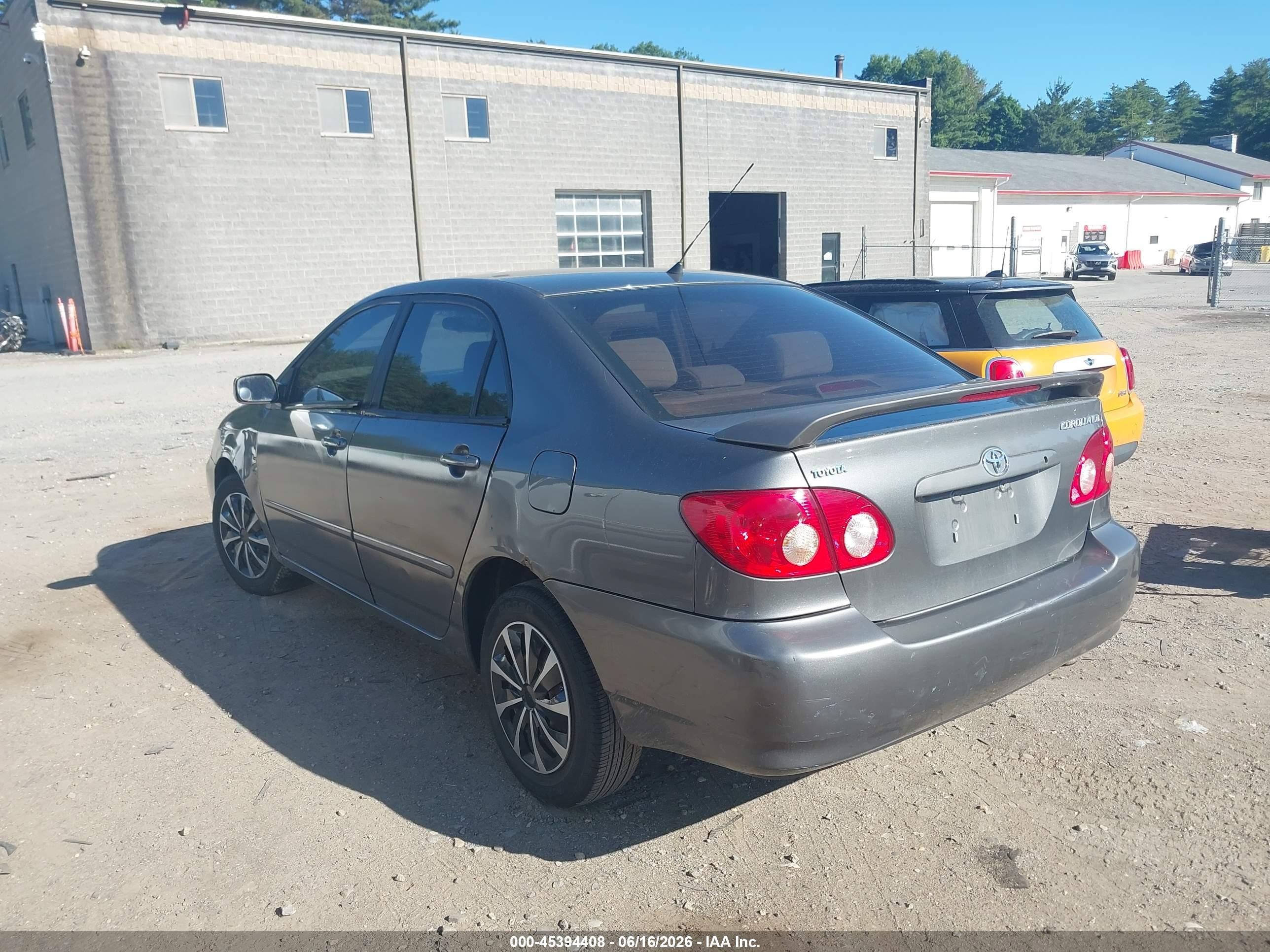 2006 Toyota Corolla Le Gray vin: 2T1BR32E56C663054