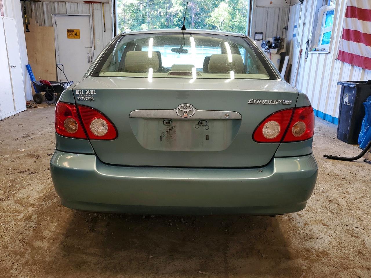 2006 Toyota Corolla Le Green vin: 2T1BR32E56C699567