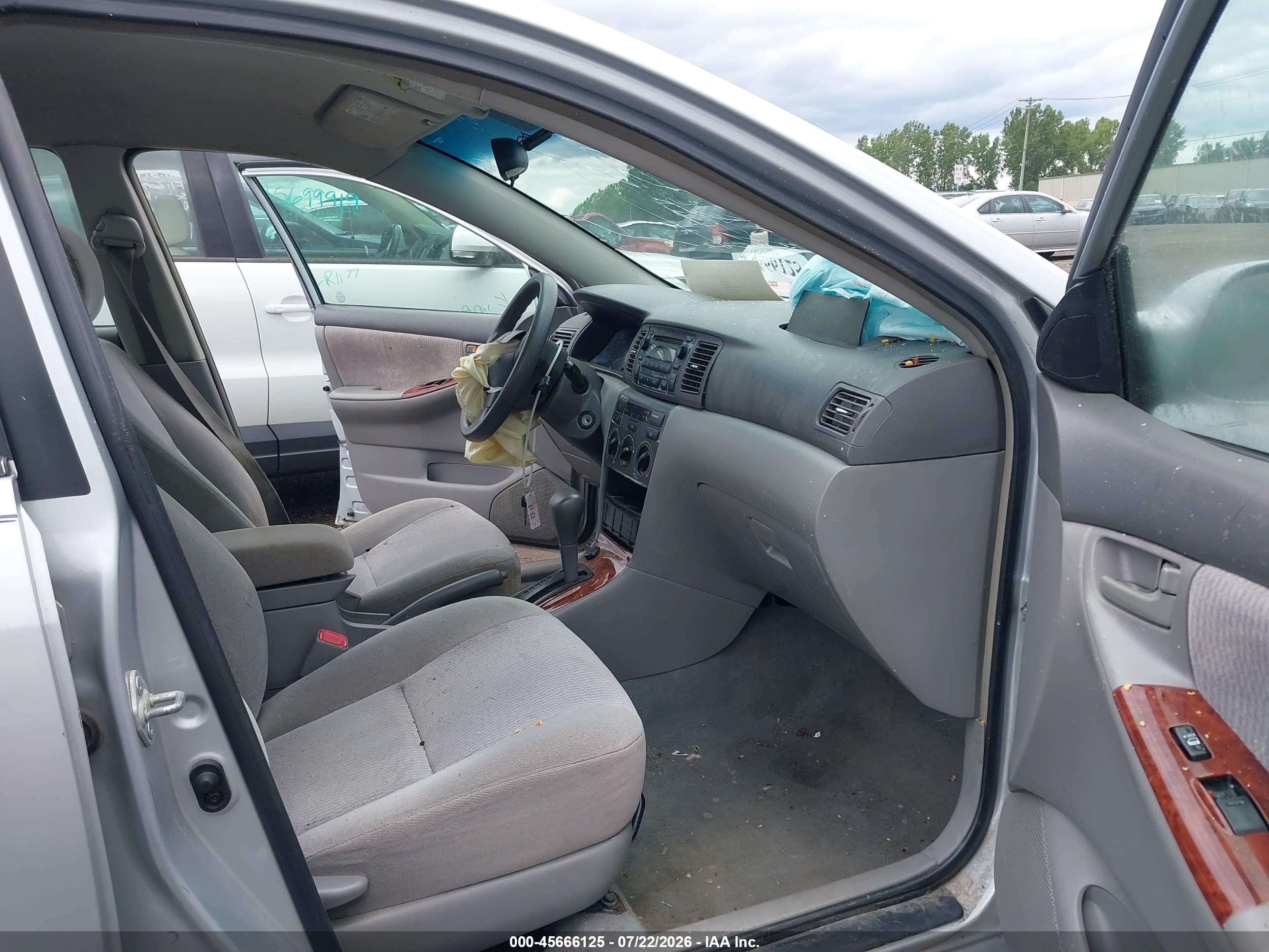 2006 Toyota Corolla Le Silver vin: 2T1BR32E56C709952