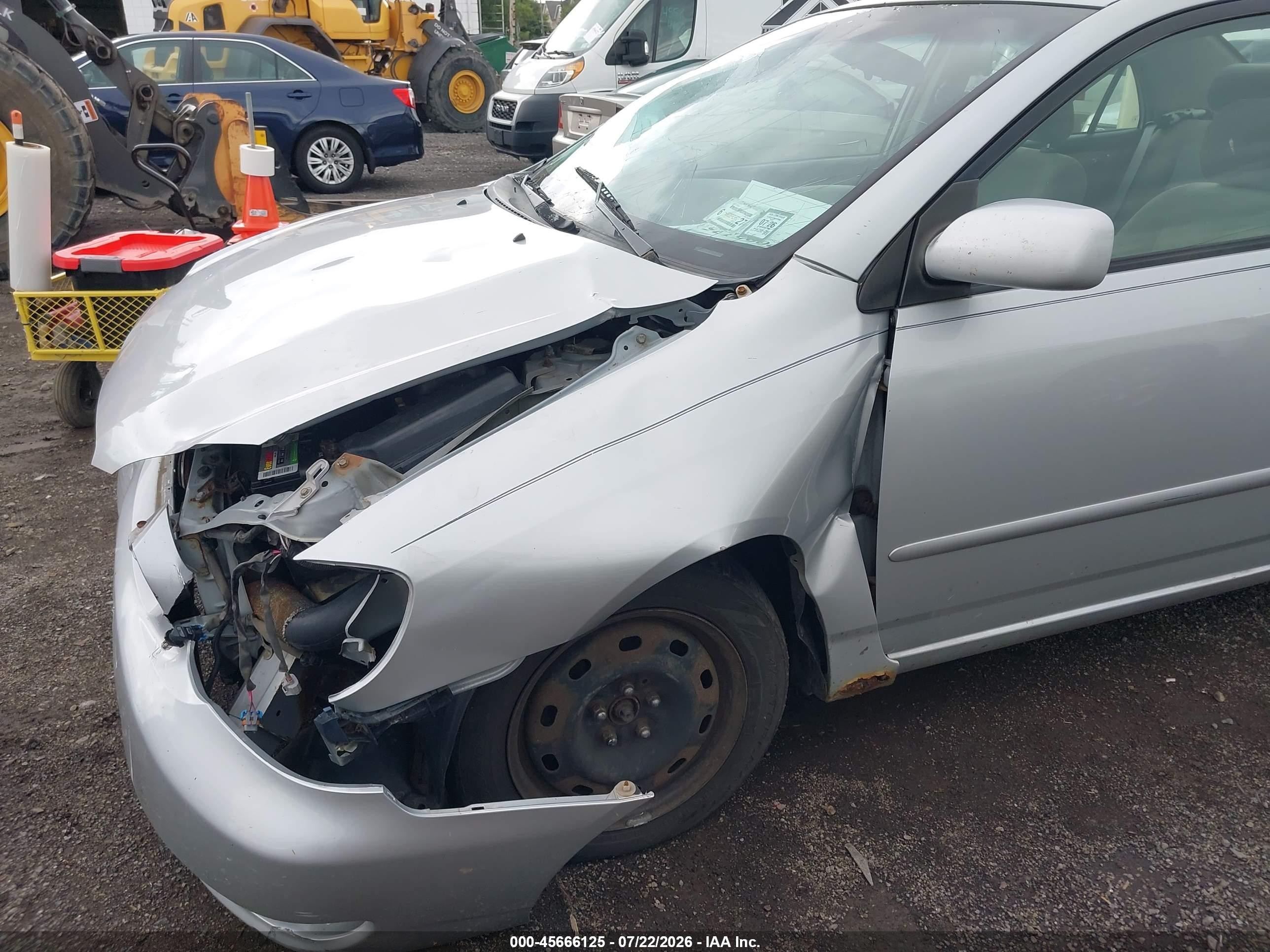 2006 Toyota Corolla Le Silver vin: 2T1BR32E56C709952