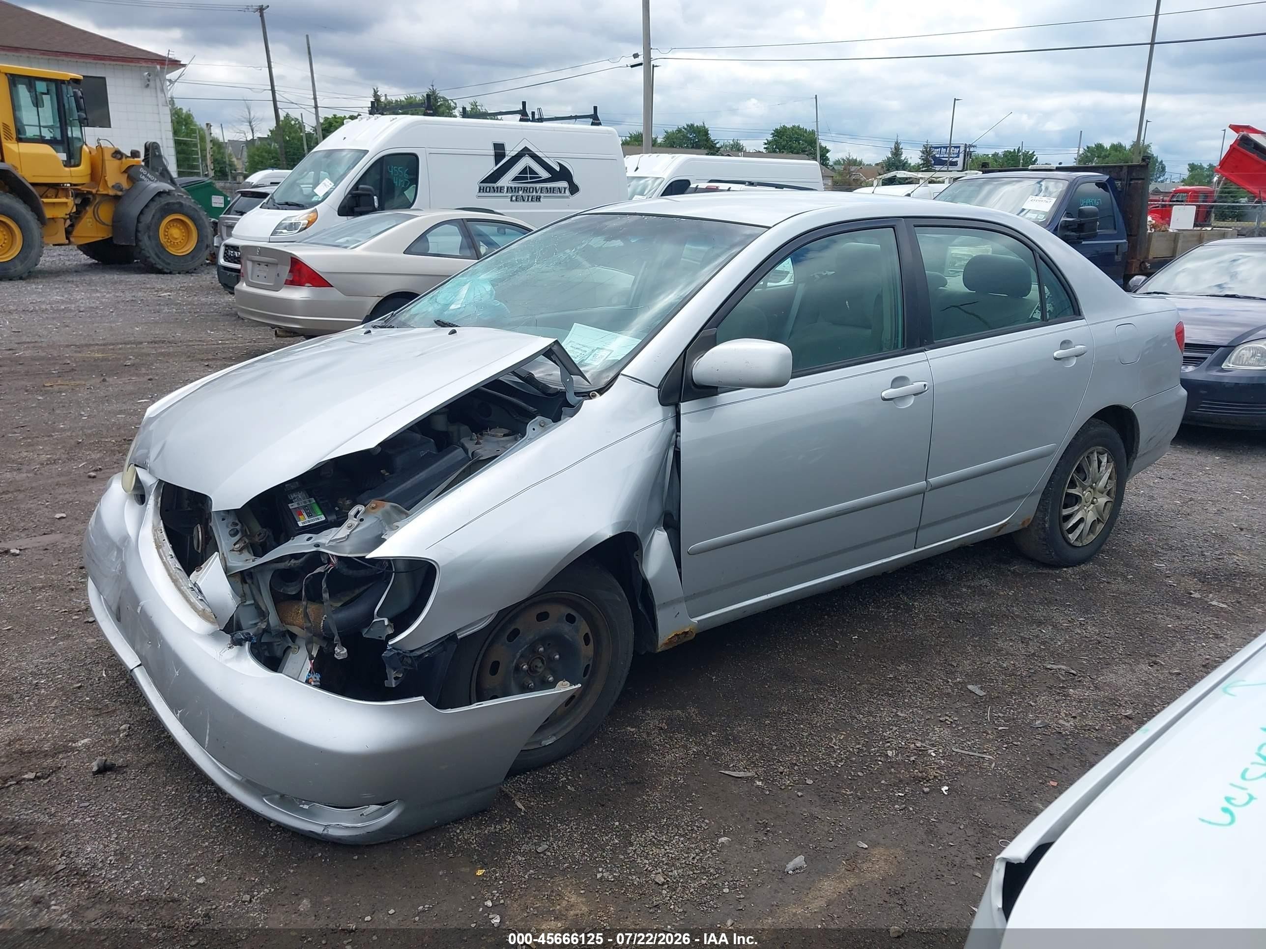 2006 Toyota Corolla Le Silver vin: 2T1BR32E56C709952