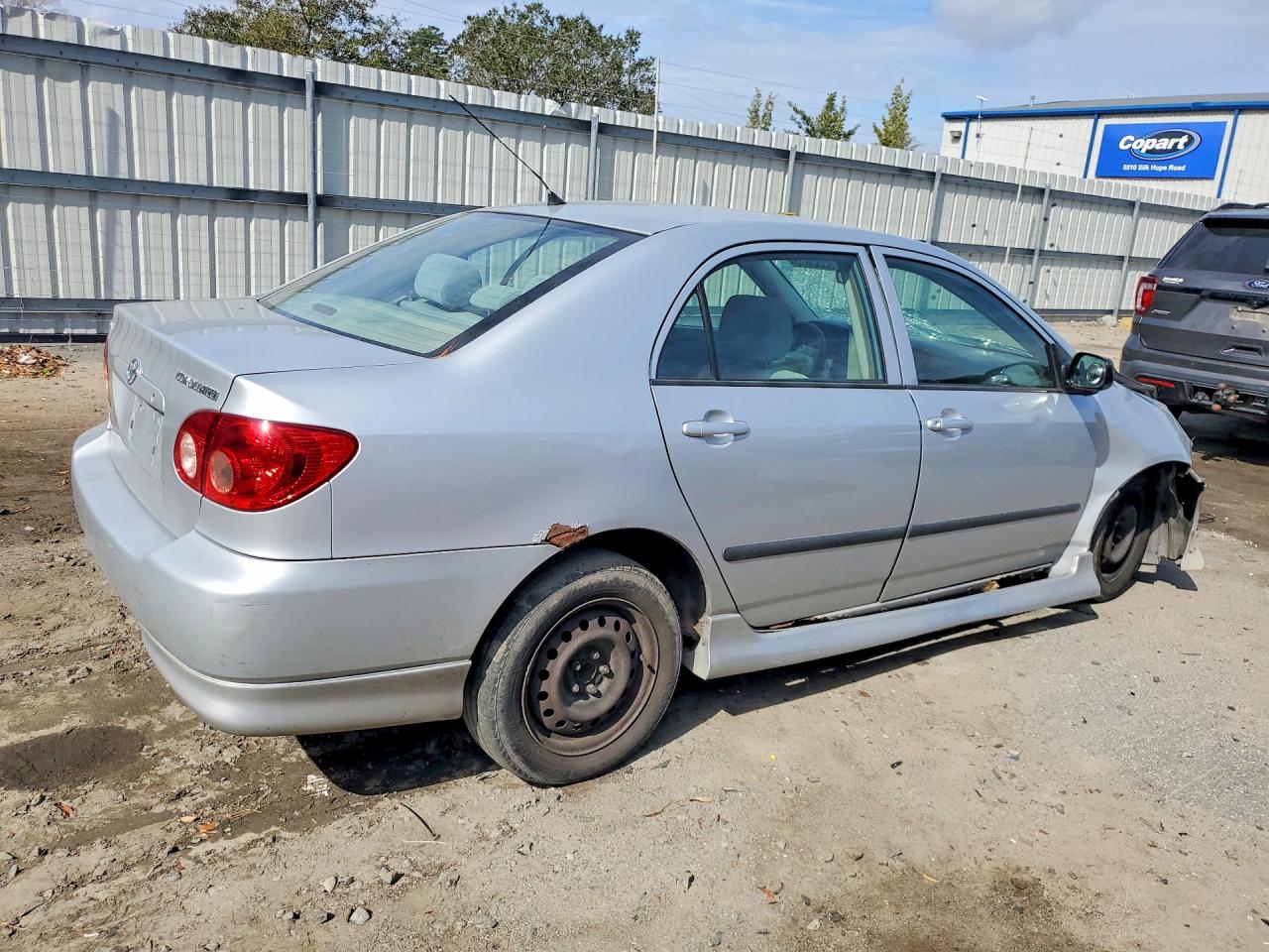 2007 Toyota Corolla Ce Silver vin: 2T1BR32E57C727367