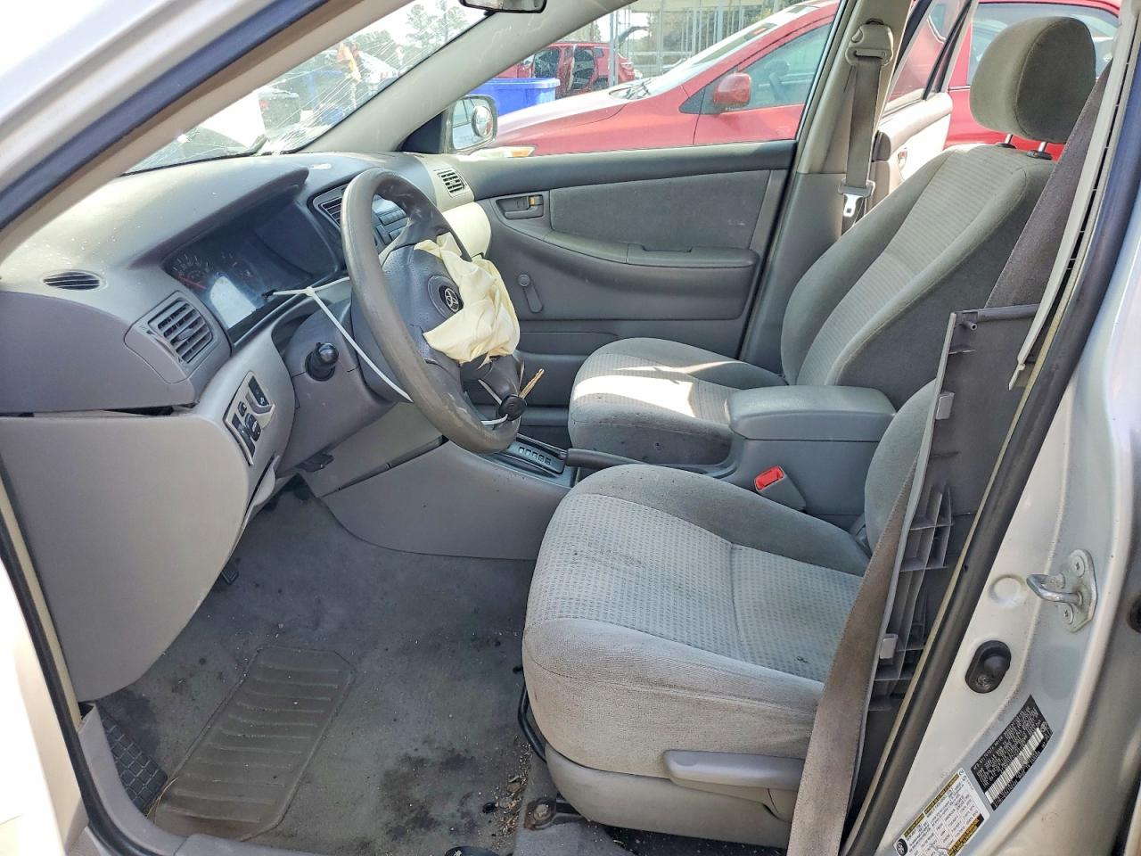2007 Toyota Corolla Ce Silver vin: 2T1BR32E57C727367