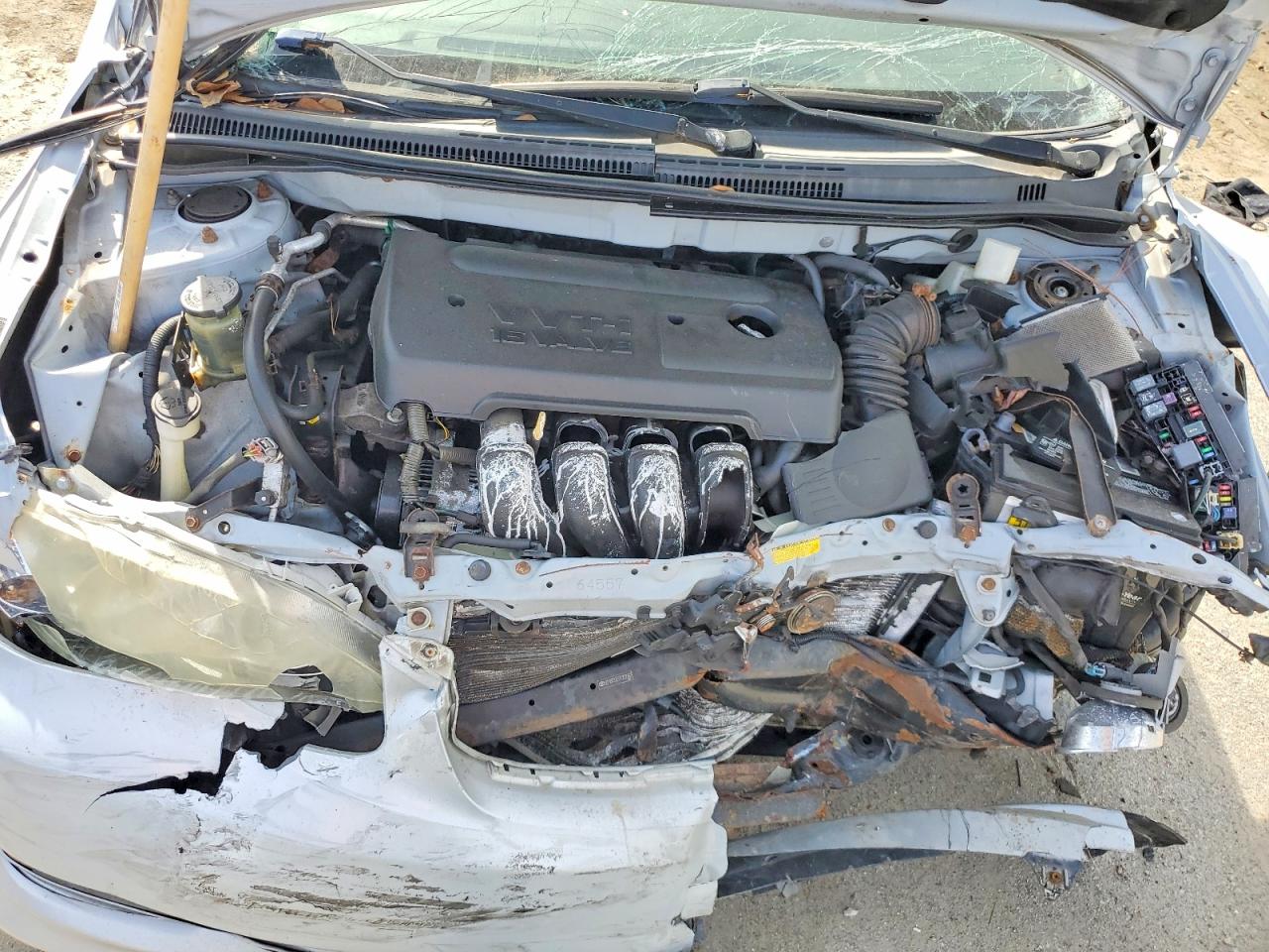 2007 Toyota Corolla Ce Silver vin: 2T1BR32E57C727367