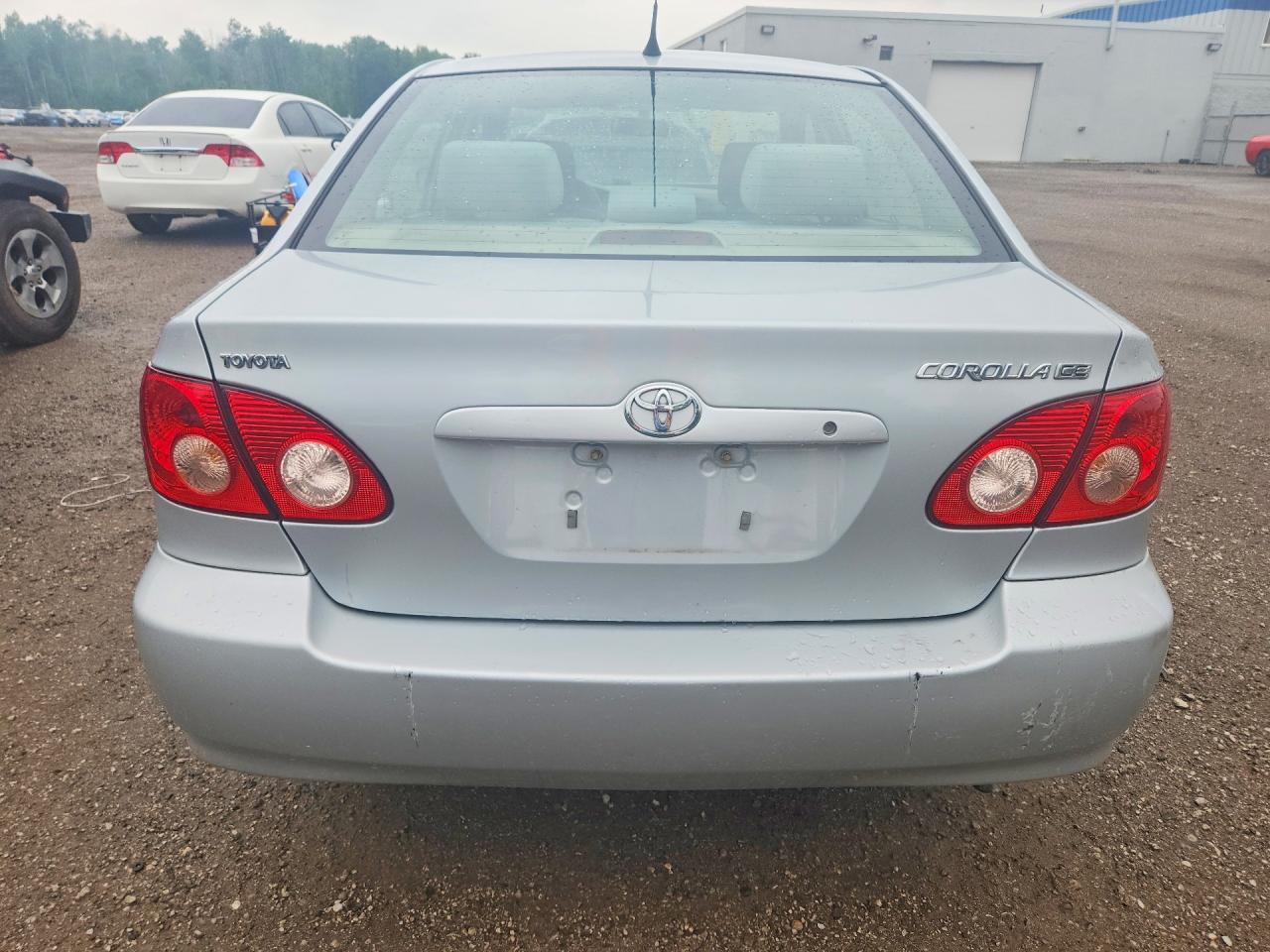 2007 Toyota Corolla Ce Silver vin: 2T1BR32E57C750647