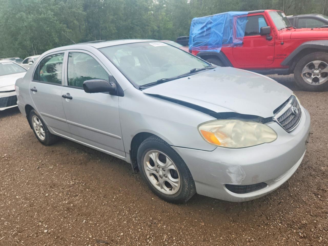 2007 Toyota Corolla Ce Silver vin: 2T1BR32E57C750647