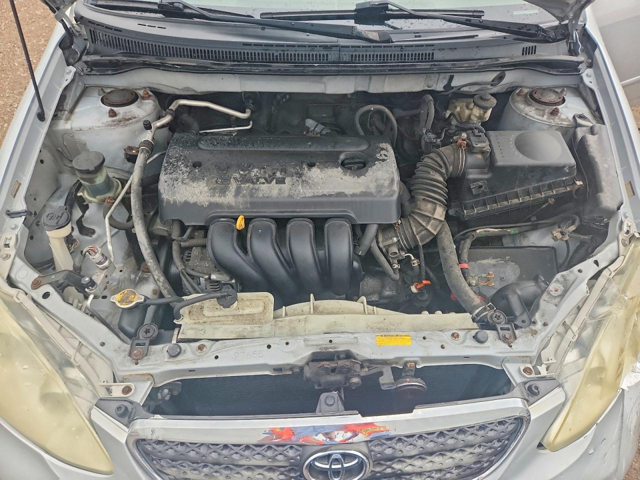2007 Toyota Corolla Ce Silver vin: 2T1BR32E57C750647