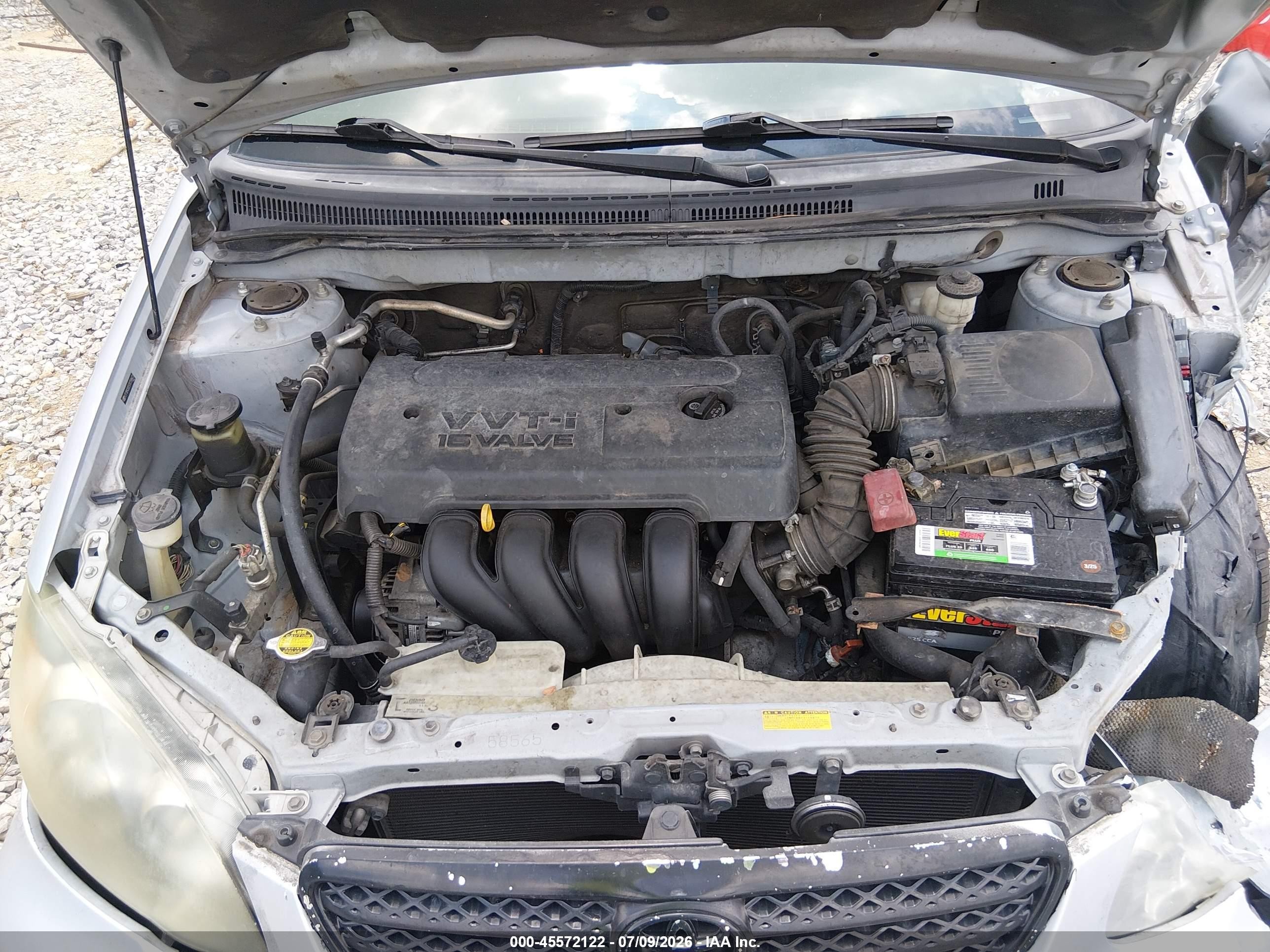 2007 Toyota Corolla S Silver vin: 2T1BR32E57C758473